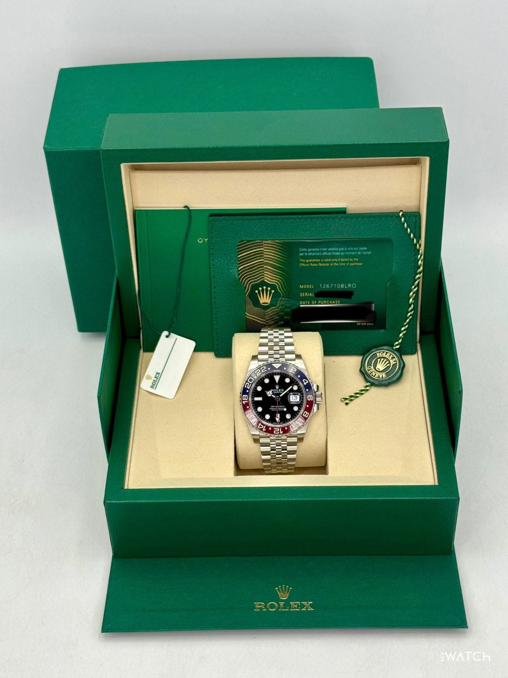 NEW 2025 Rolex GMT-Master II "Pepsi" 40mm 126710BLRO Jubilee