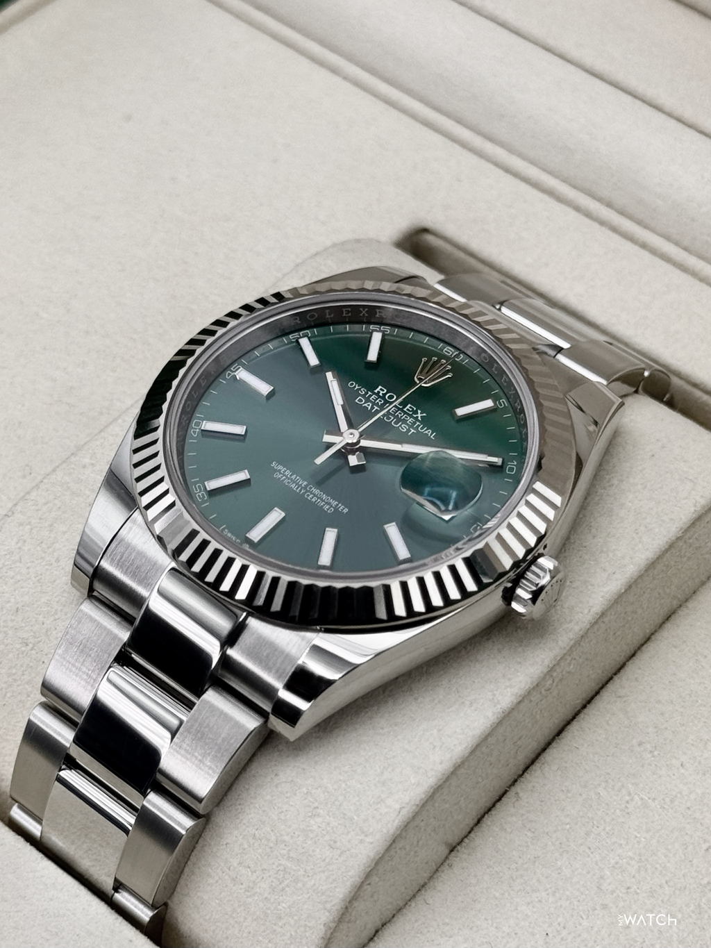 NEW 2026 Rolex Datejust 41mm 126334 Stainless Steel Oyster Green Dial
