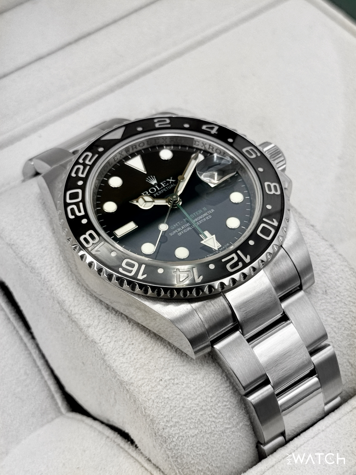 2007 Rolex GMT-Master II 40mm 116710LN Stainless Steel Black Dial