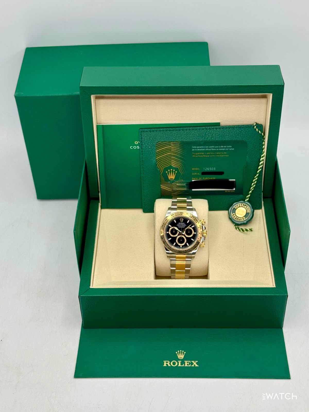 2025 Rolex Daytona 40mm 126503 Two-Tone Black Dial