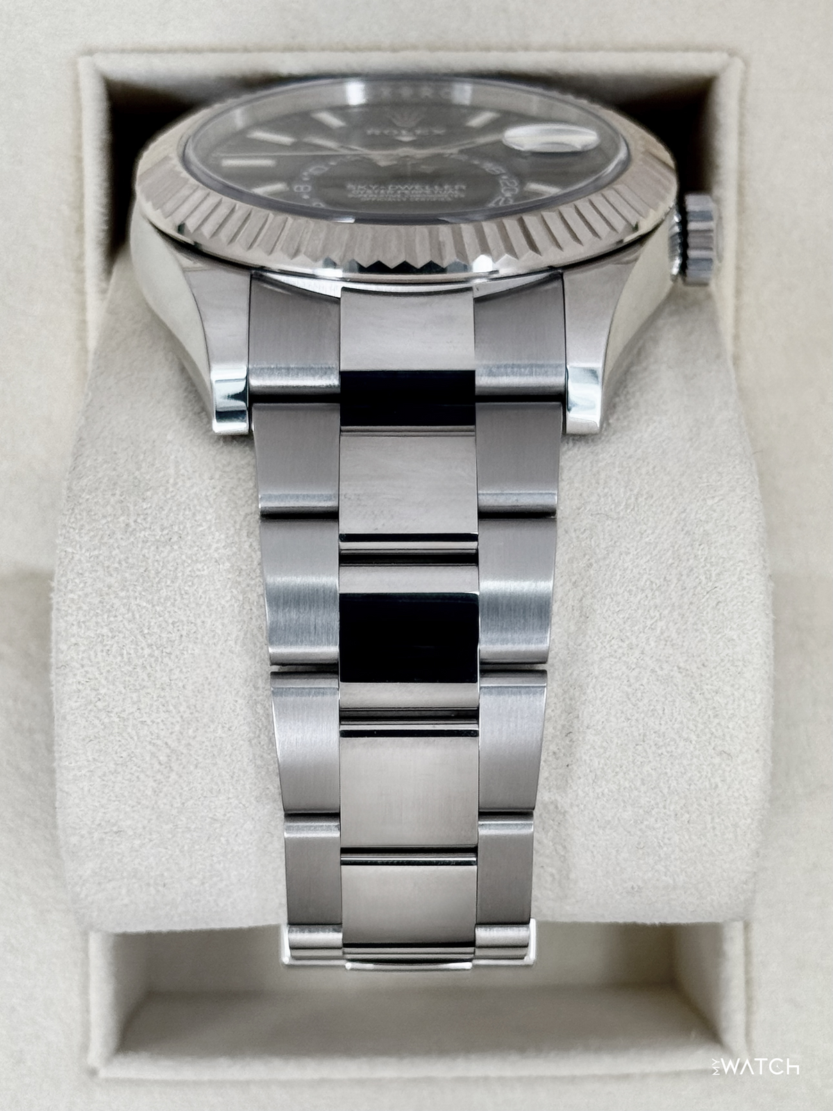 2017 Rolex Sky-Dweller 42mm 326934 Stainless Steel Oyster Blue Dial