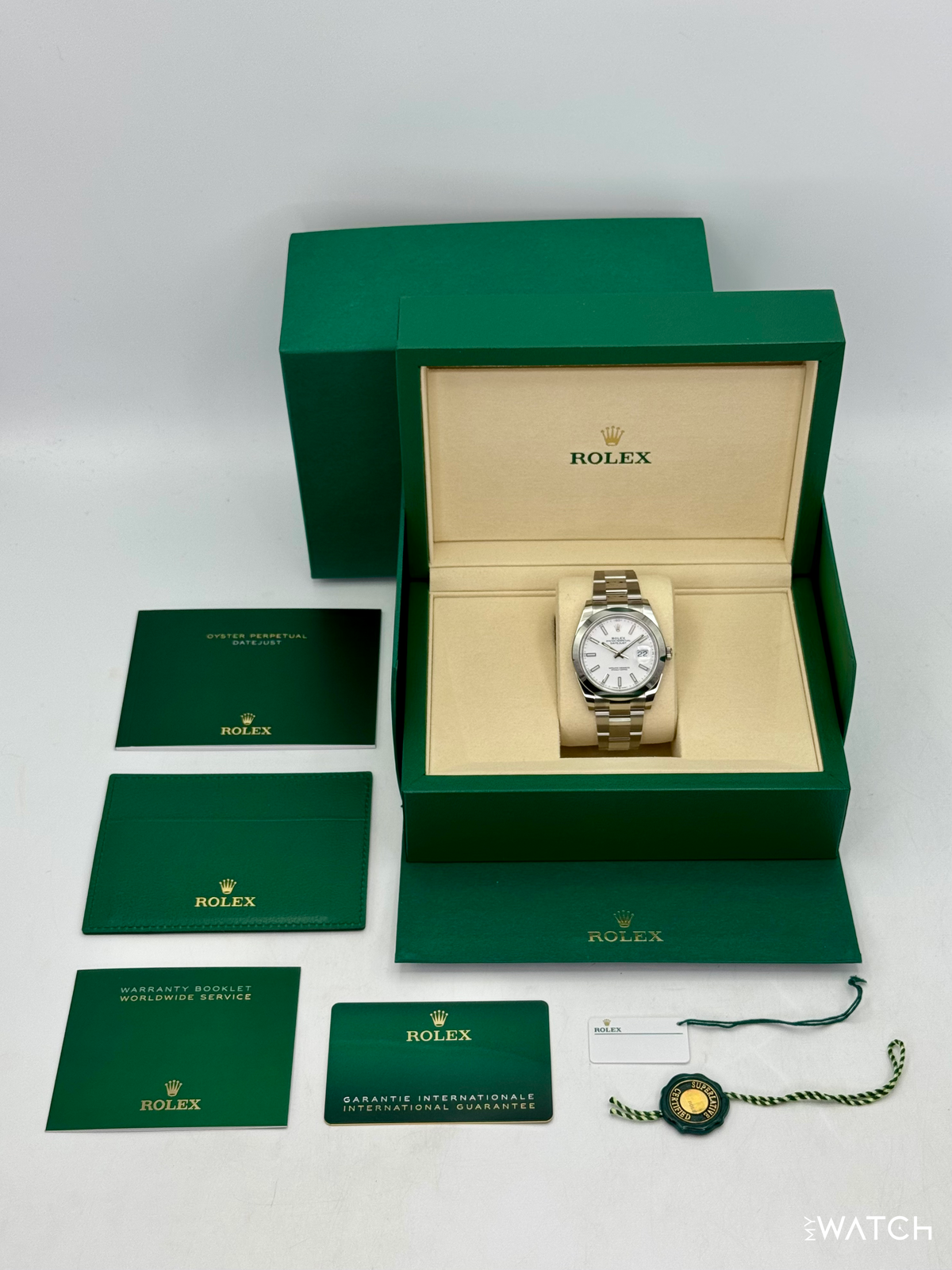 NEW 2026 Rolex Datejust 41mm 126300 Stainless Steel Oyster White Dial