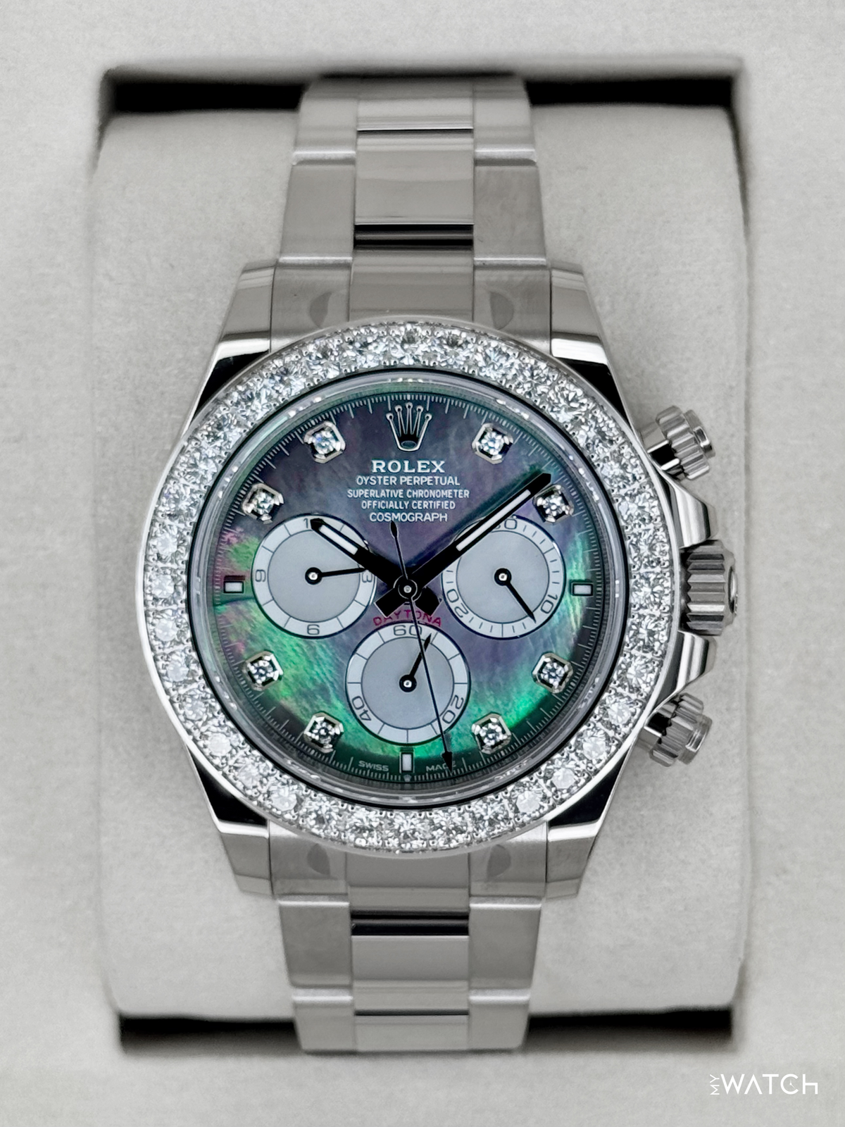 NEW 2025 Rolex Daytona 40mm 126579RBR Mother of Pearl Diamond Dial (STICKERED)