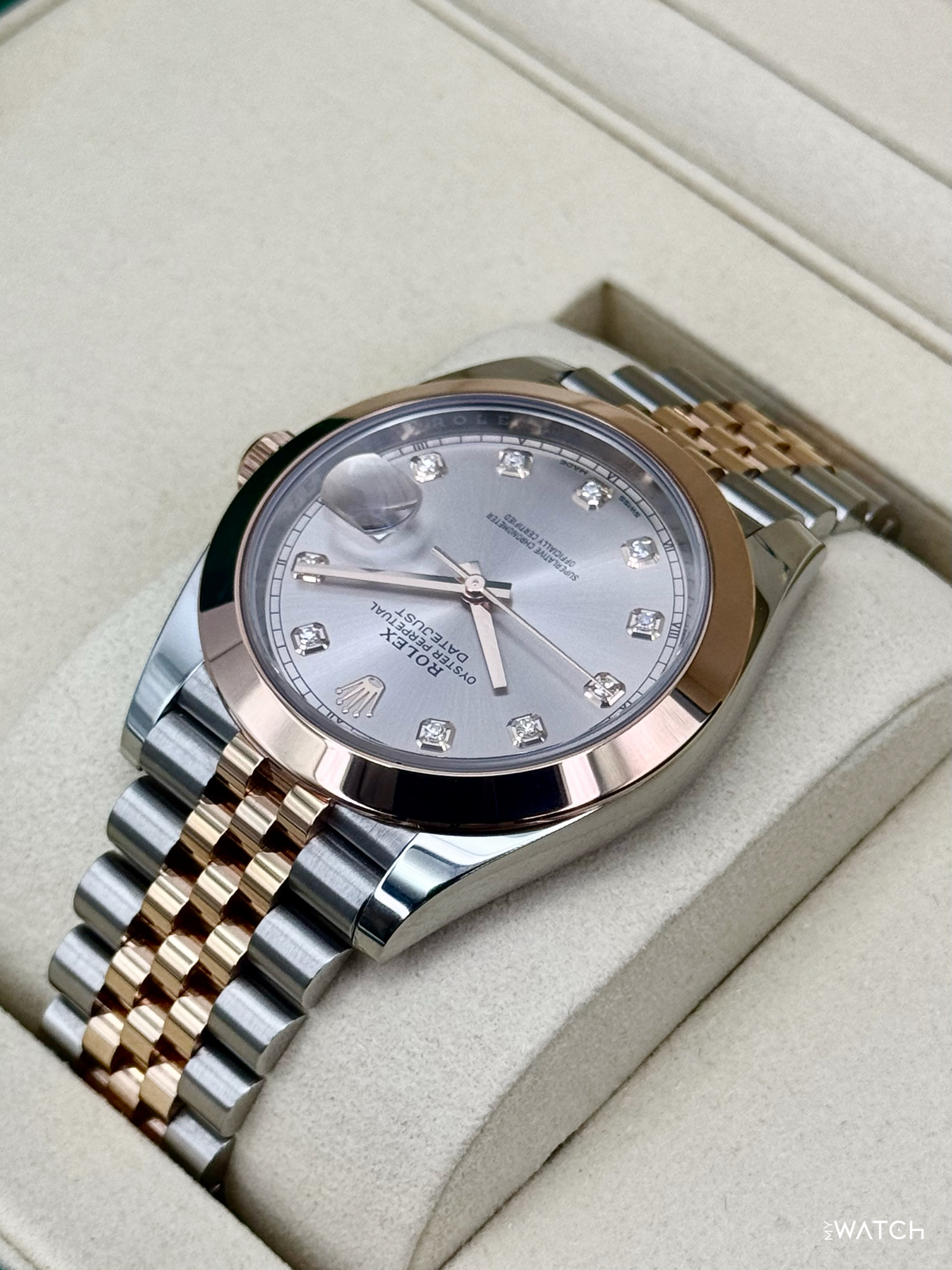 NEW 2026 Rolex Datejust 41mm 126301 Two-Tone Jubilee Sundust Diamond Dial