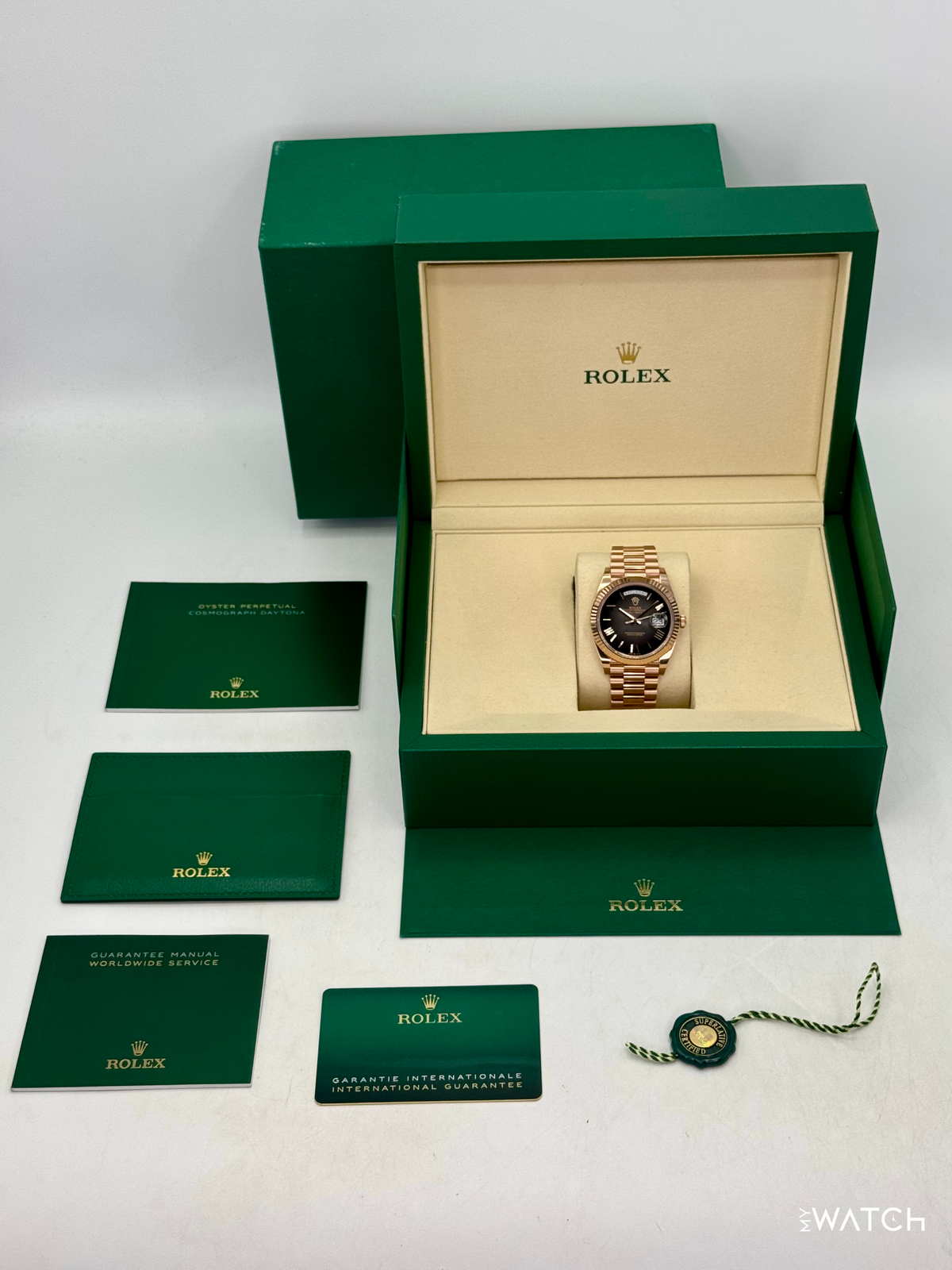 2025 Rolex Day-Date 40mm 228235 Presidential Slate Ombre Dial
