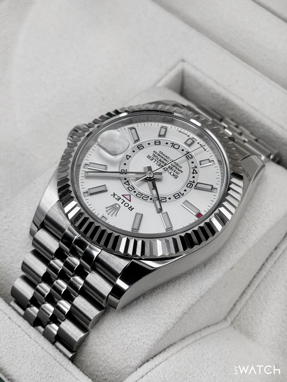 2023 Rolex Sky-Dweller 42mm 336934 Jubilee White Dial