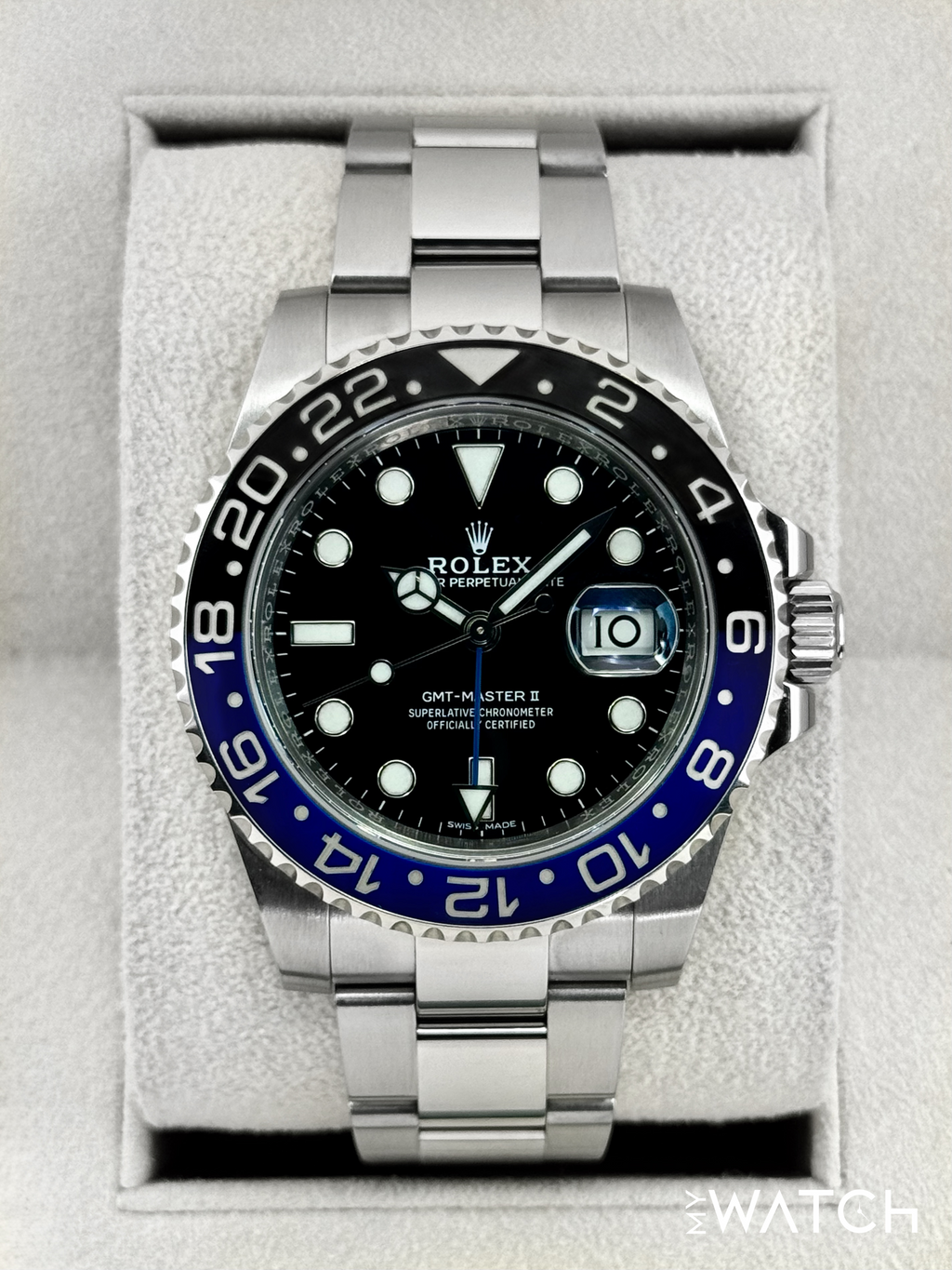 2016 Rolex GMT-Master II "Batman" 40mm 116710BLNR Oyster