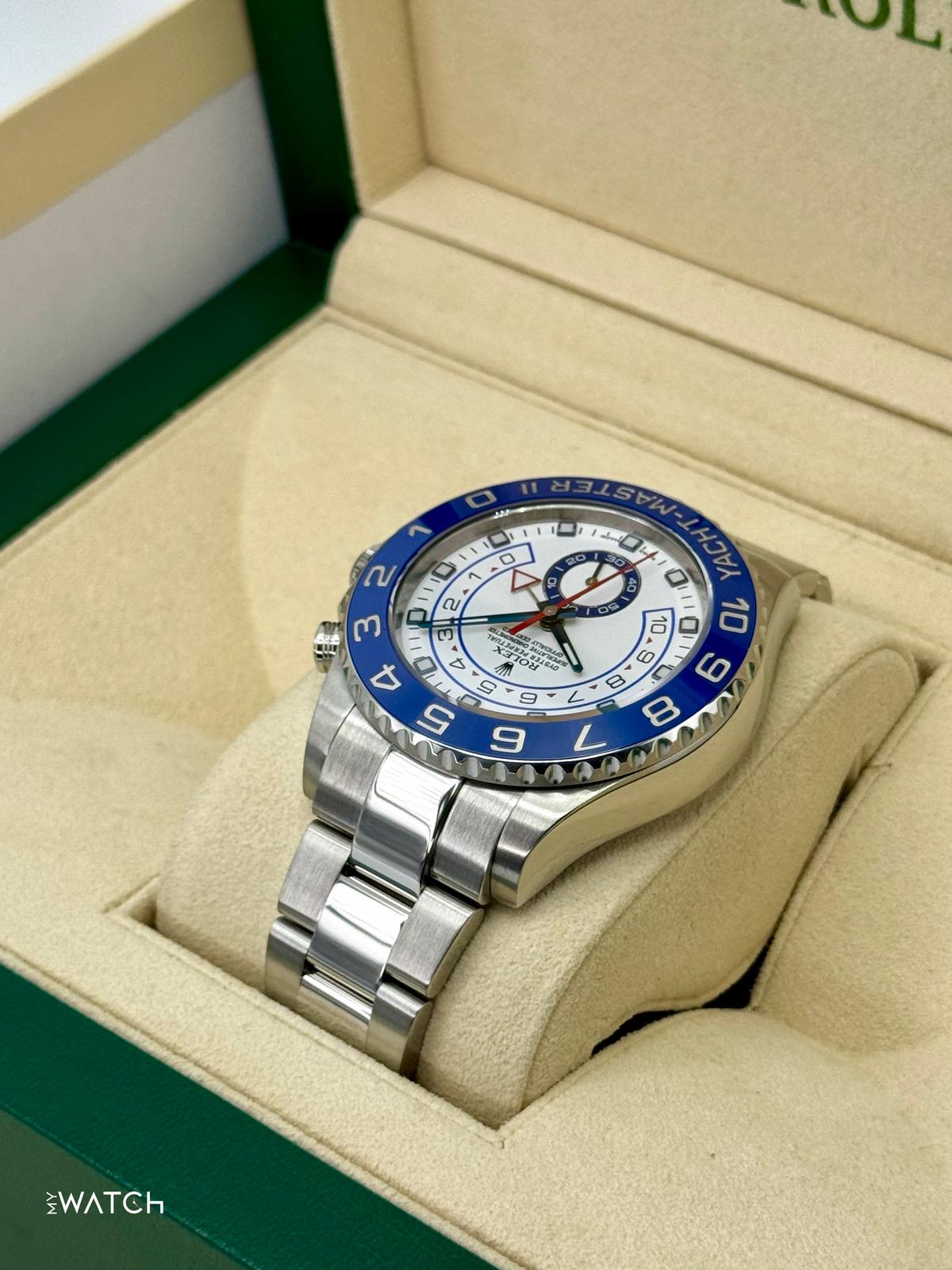 2016 Rolex Yacht-Master II 44mm 116680 Stainless Steel White Dial