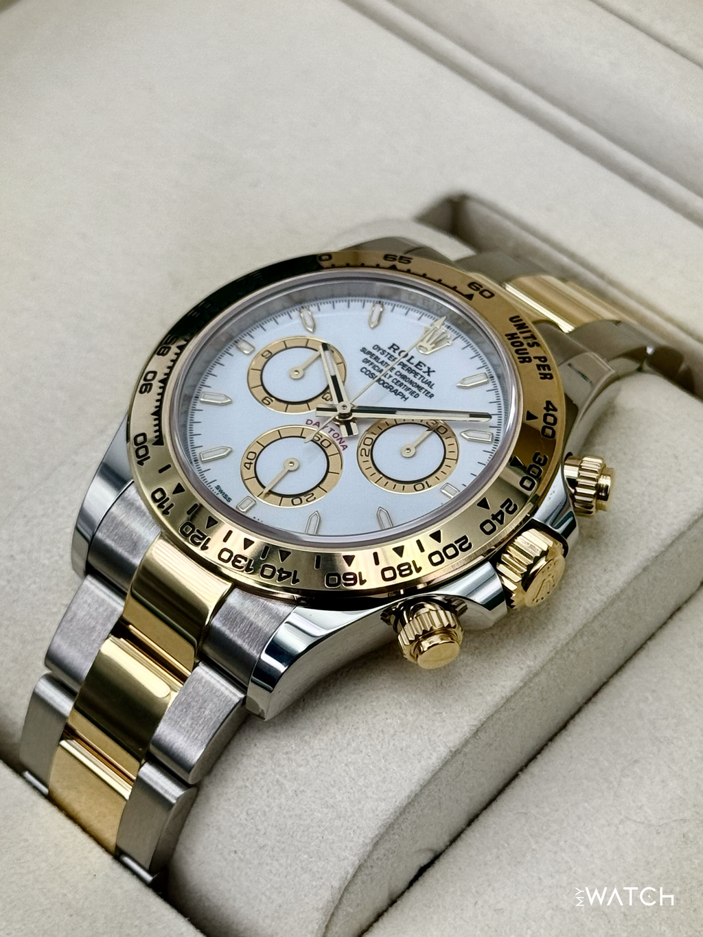 2025 Rolex Daytona 40mm 126503 Two-Tone White Dial