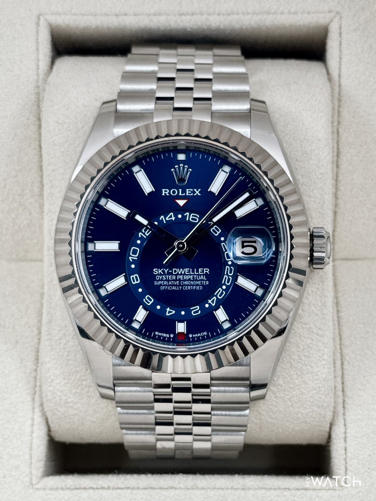 2024 Rolex Sky-Dweller 42mm 336934 Jubilee Blue Dial