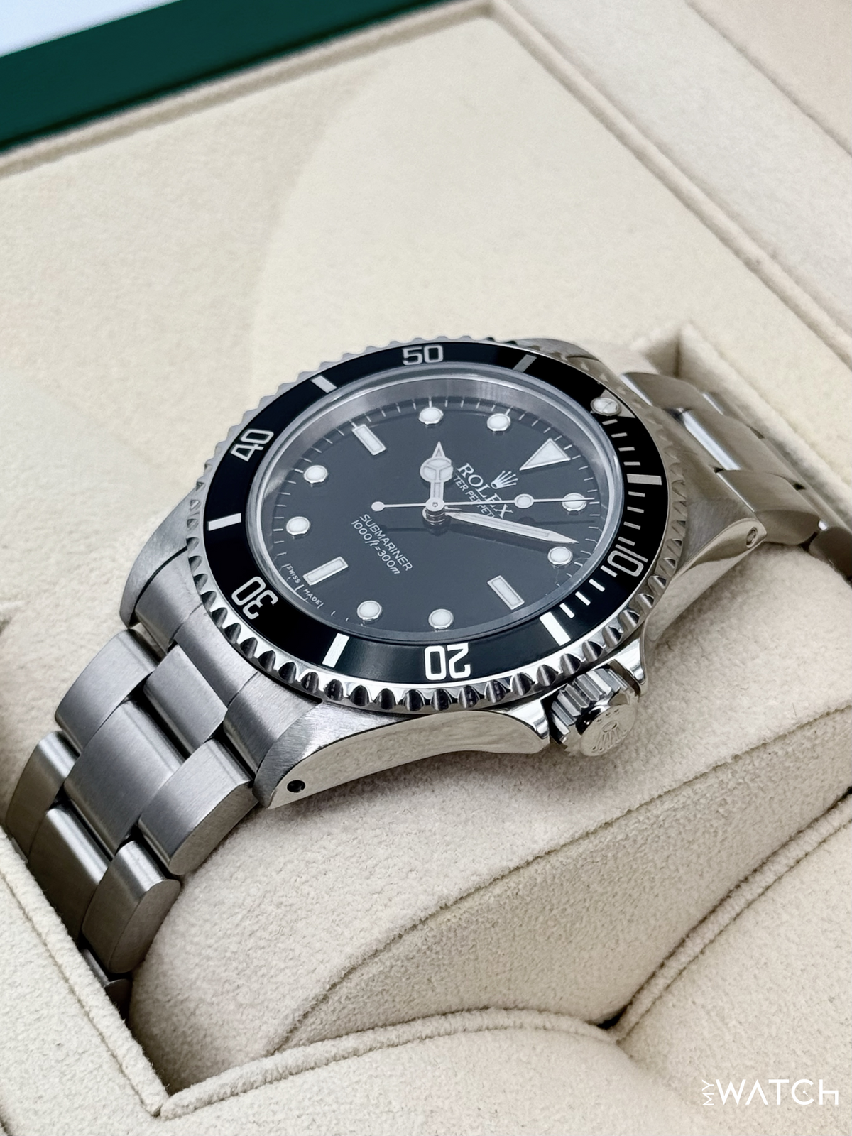 2004 Rolex Submariner 40mm 14060M Stainless Steel Two-Liner Black Dial
