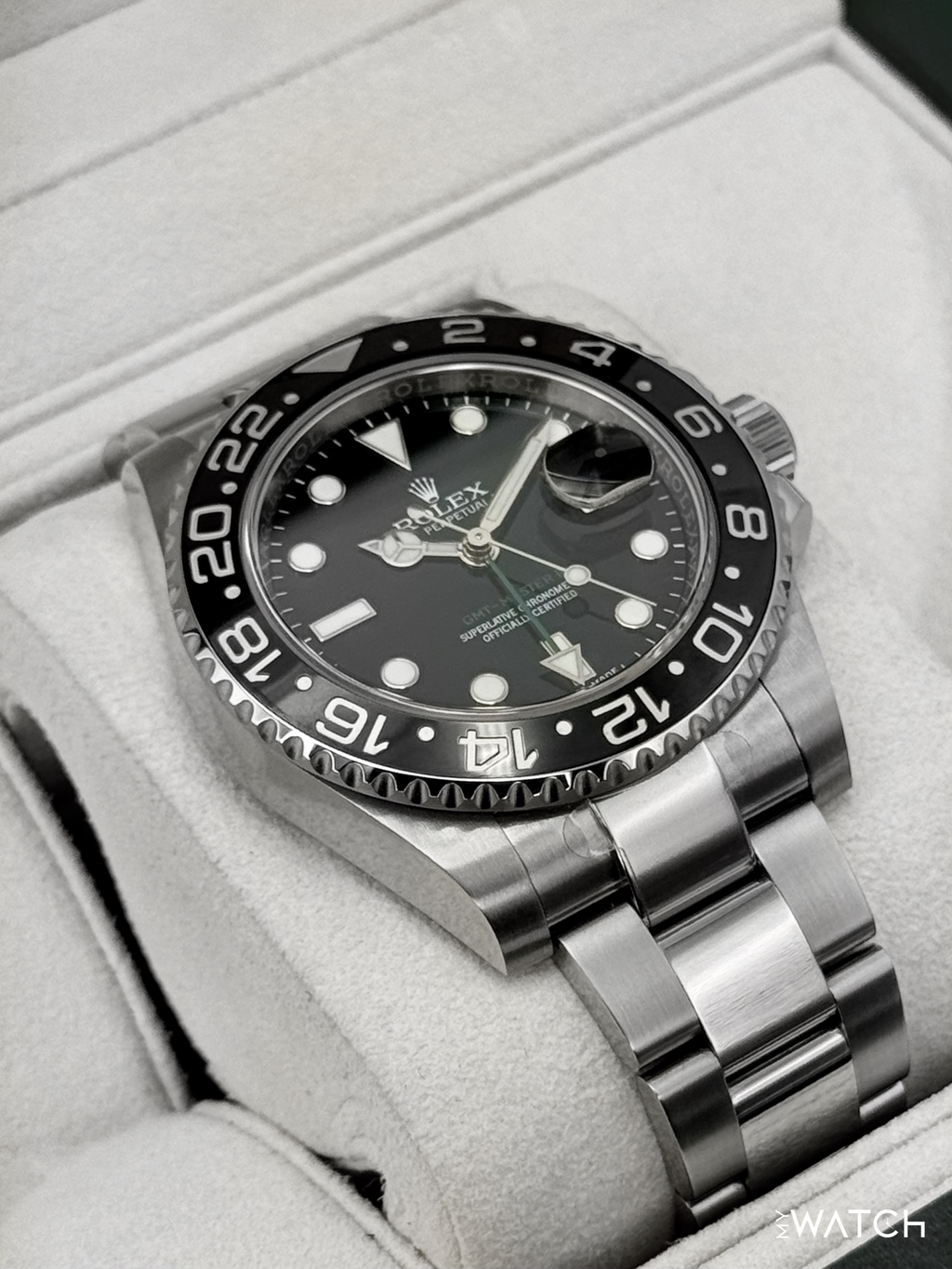 2015 Rolex GMT-Master II 40mm 116710LN Stainless Steel Black Dial
