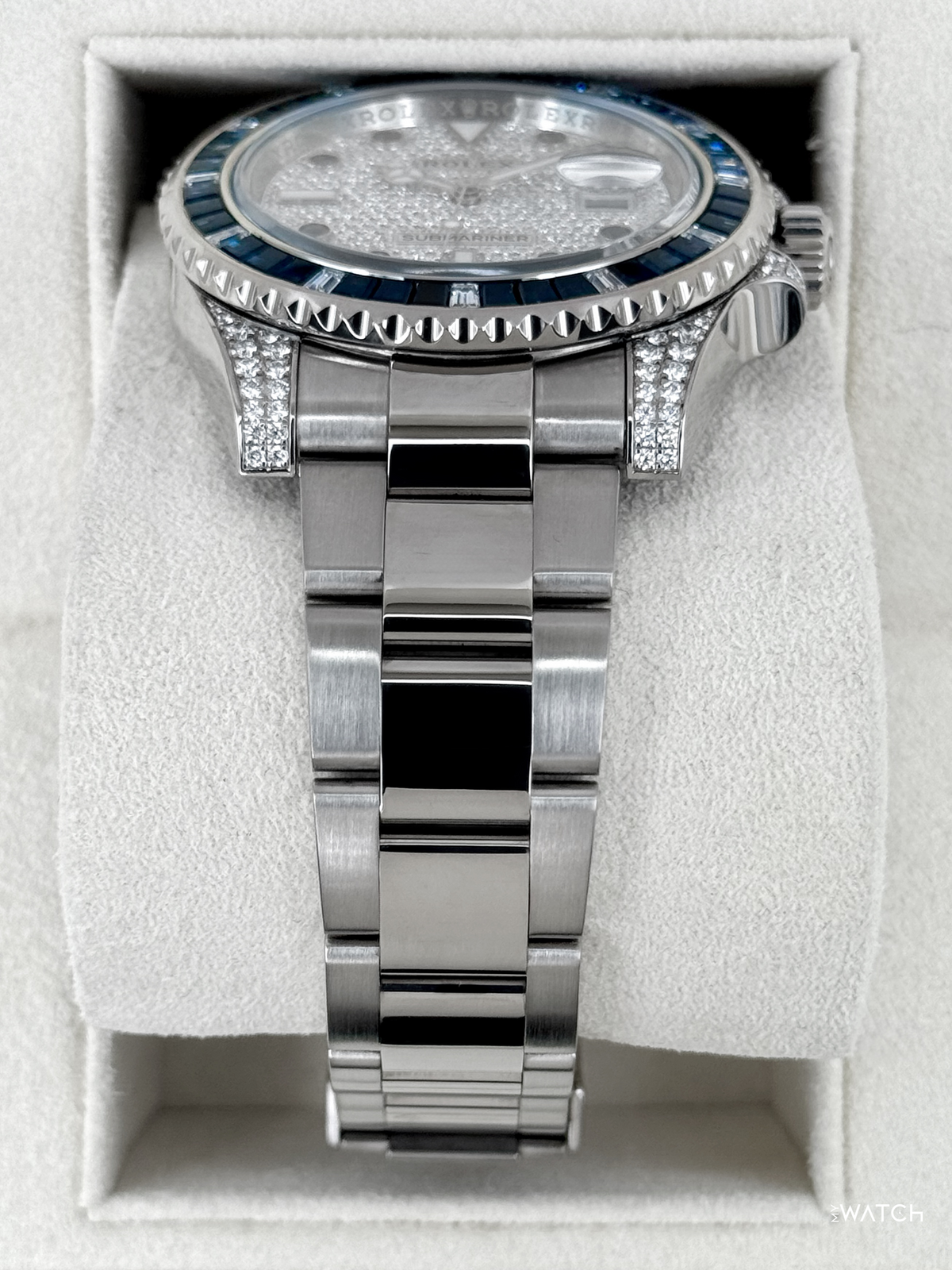 2019 Rolex Submariner 40mm 116659SABR White Gold Diamond Pave Dial