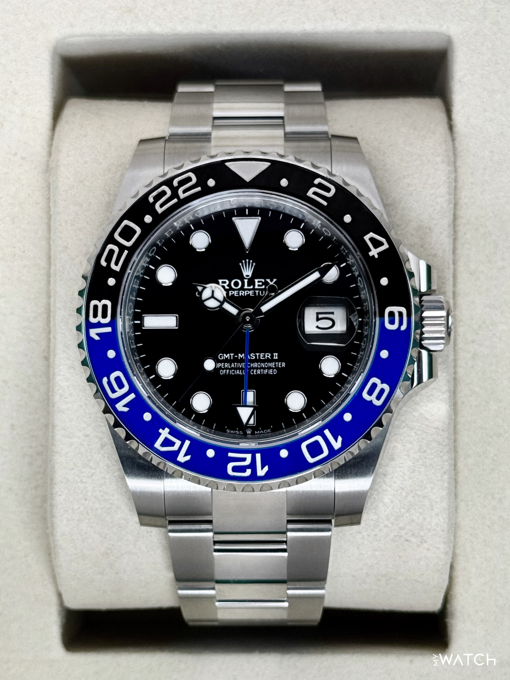 2025 Rolex GMT-Master II "Batman" 40mm 126710BLNR Oyster