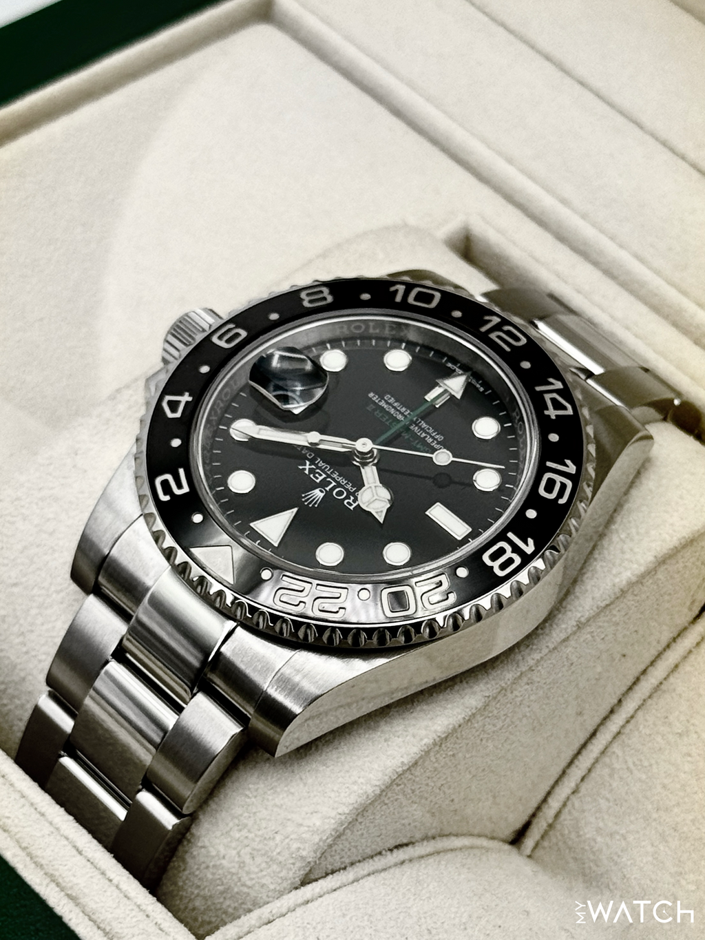 2018 Rolex GMT-Master II 40mm 116710LN Stainless Steel Black Dial