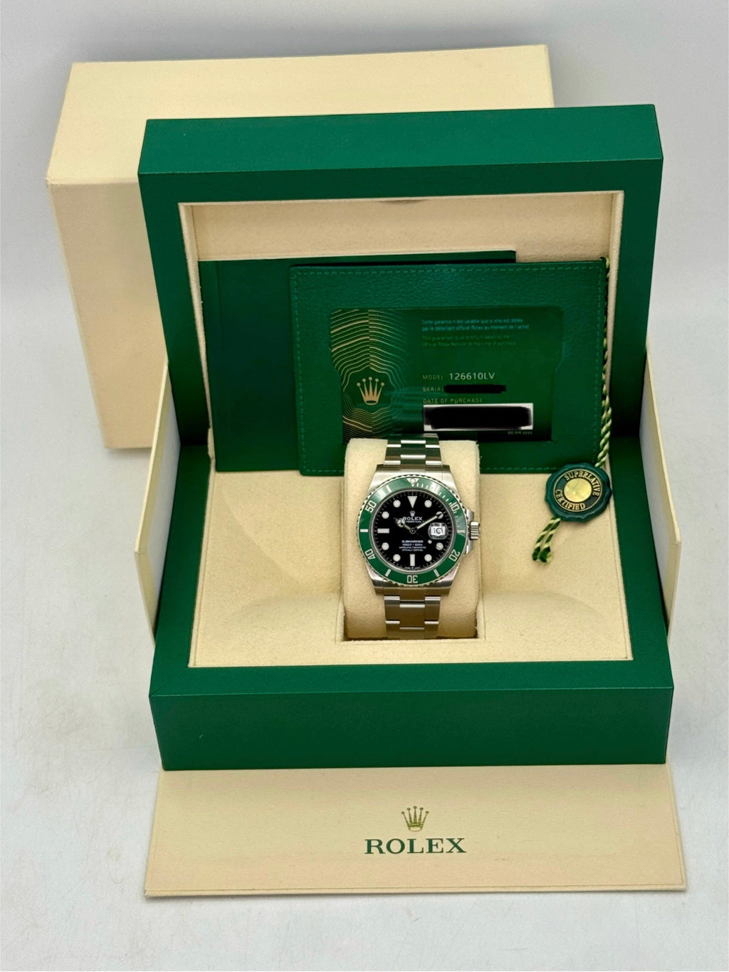 2021 Rolex Submariner "Starbucks" 41mm 126610LV Black Dial
