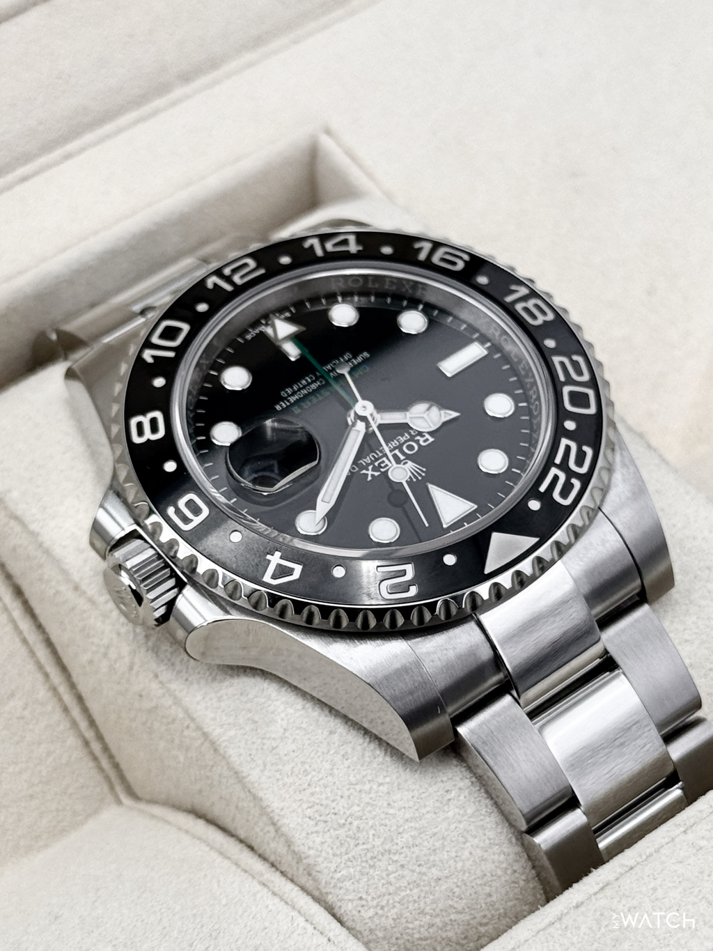 2018 Rolex GMT-Master II 40mm 116710LN Stainless Steel Black Dial