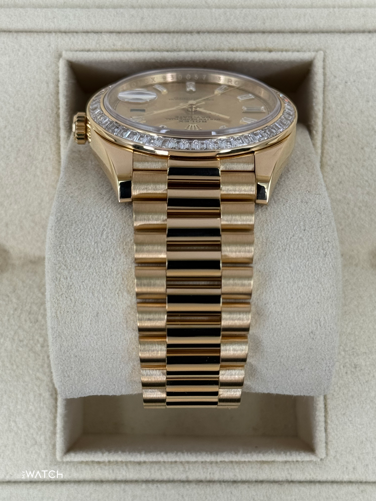 2018 Rolex Day-Date 40mm 228398TBR Presidential Yellow Gold Champagne Dial