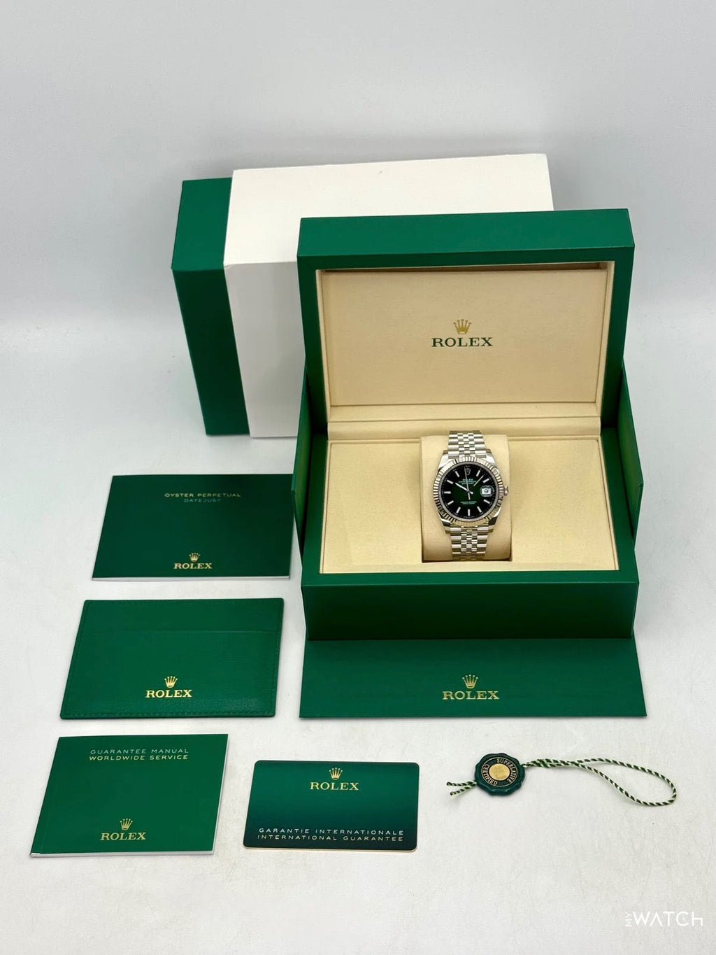 NEW 2026 Rolex Datejust 41mm 126334 Stainless Steel Jubilee Green Ombre Dial