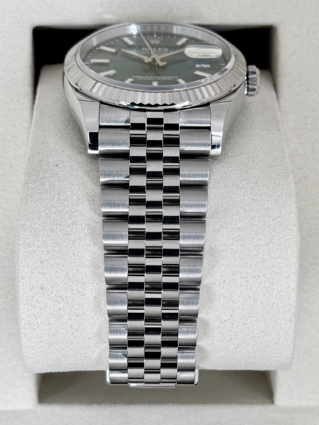 NEW 2026 Rolex Datejust 36mm 126234 Stainless Steel Jubilee Mint Green Dial