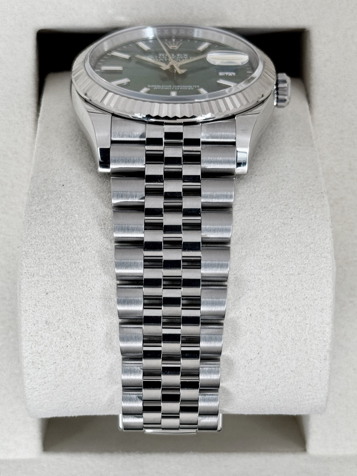 NEW 2026 Rolex Datejust 36mm 126234 Stainless Steel Jubilee Mint Green Dial