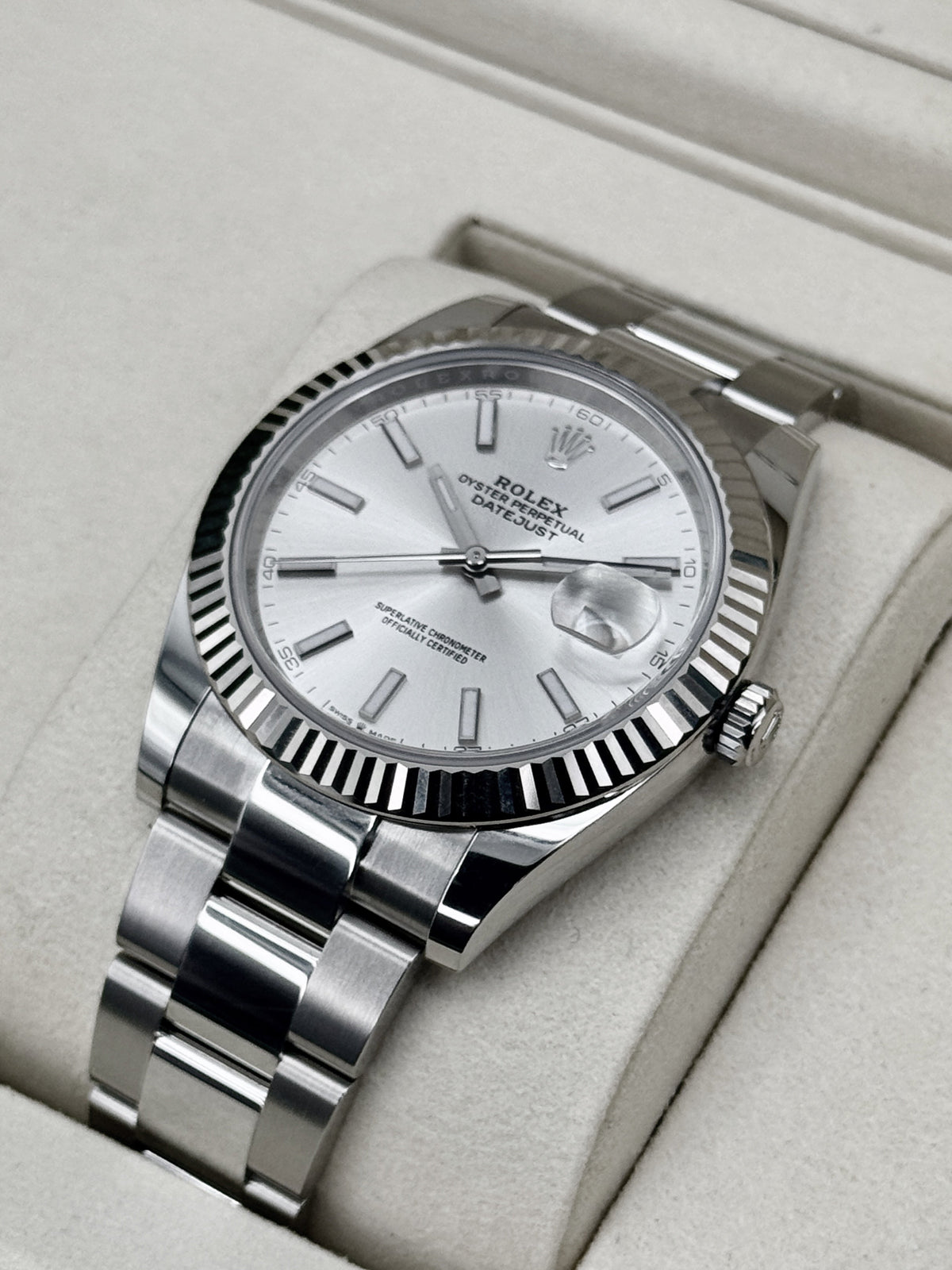NEW 2026 Rolex Datejust 41mm 126334 Stainless Steel Oyster Silver Dial
