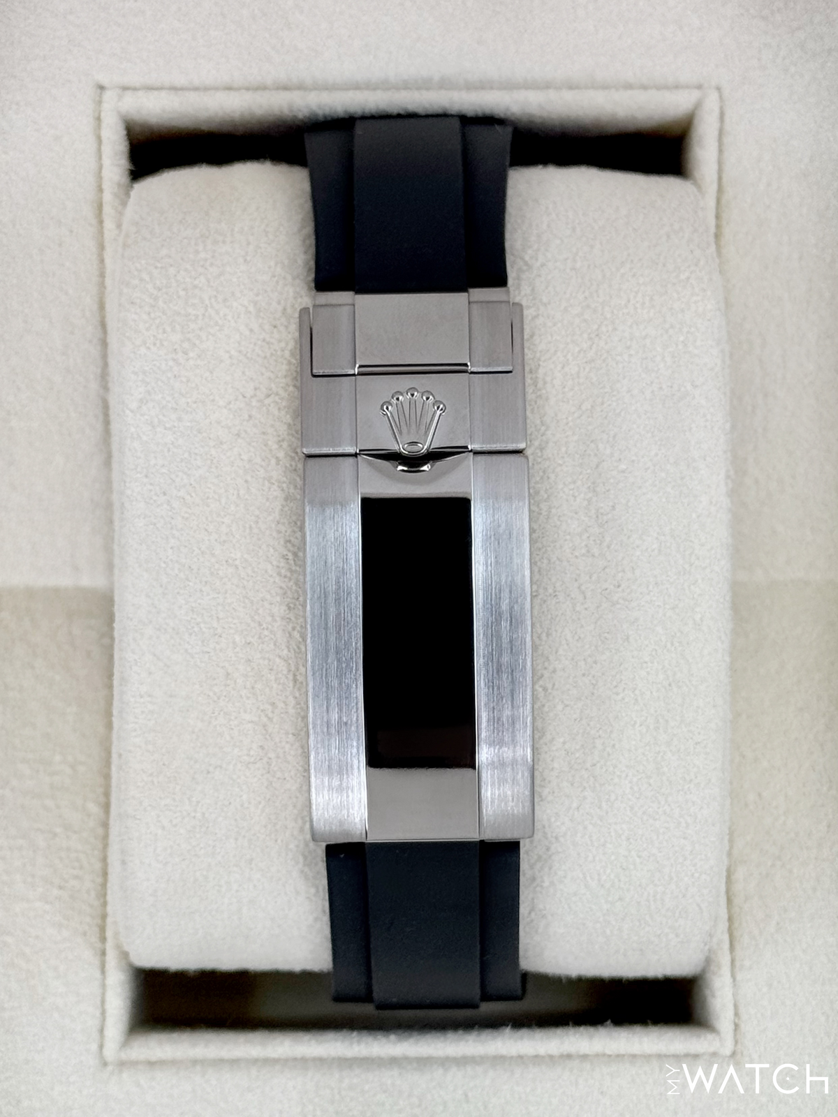 2023 Rolex Daytona 40mm 126519LN White Gold Oysterflex Silver Ghost Dial