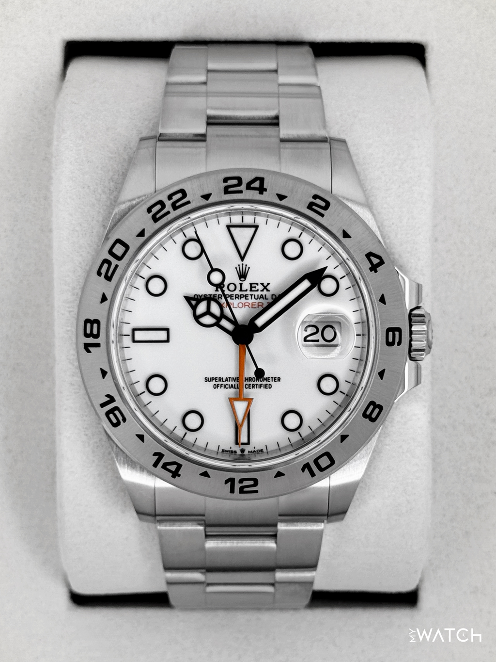 NEW 2026 Rolex Explorer II 42mm 226570 Stainless Steel Polar White Dial