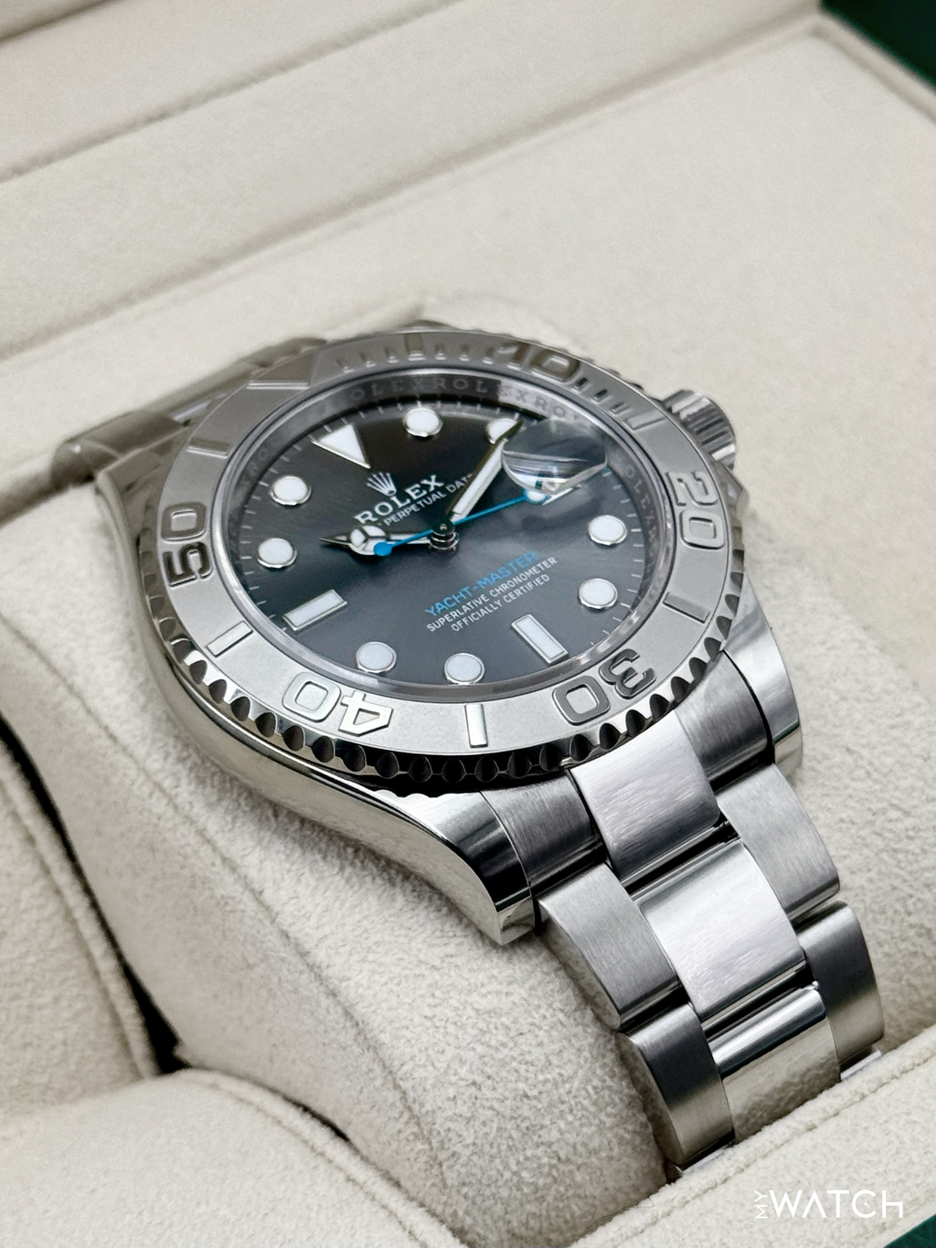 2024 Rolex Yacht-Master 40mm 126622 Stainless Steel Rhodium Dial