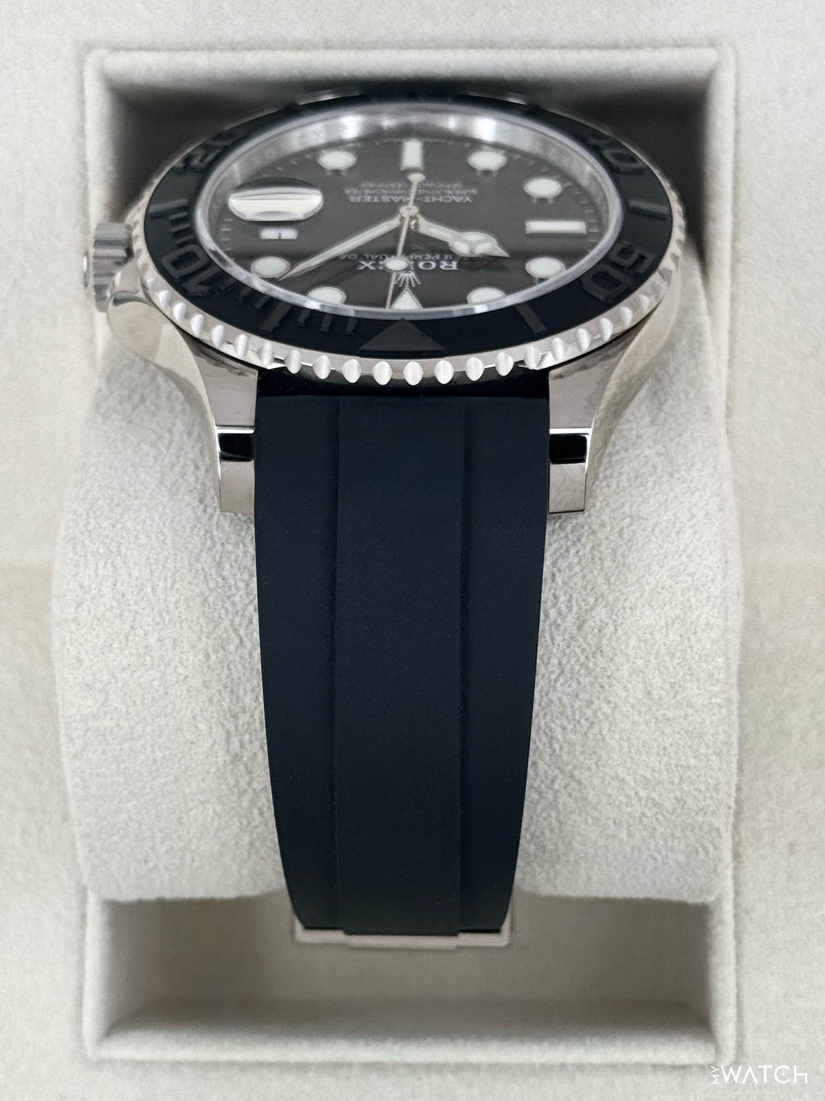 2022 Rolex Yacht-Master 42mm 226659 White Gold Oysterflex Black Dial