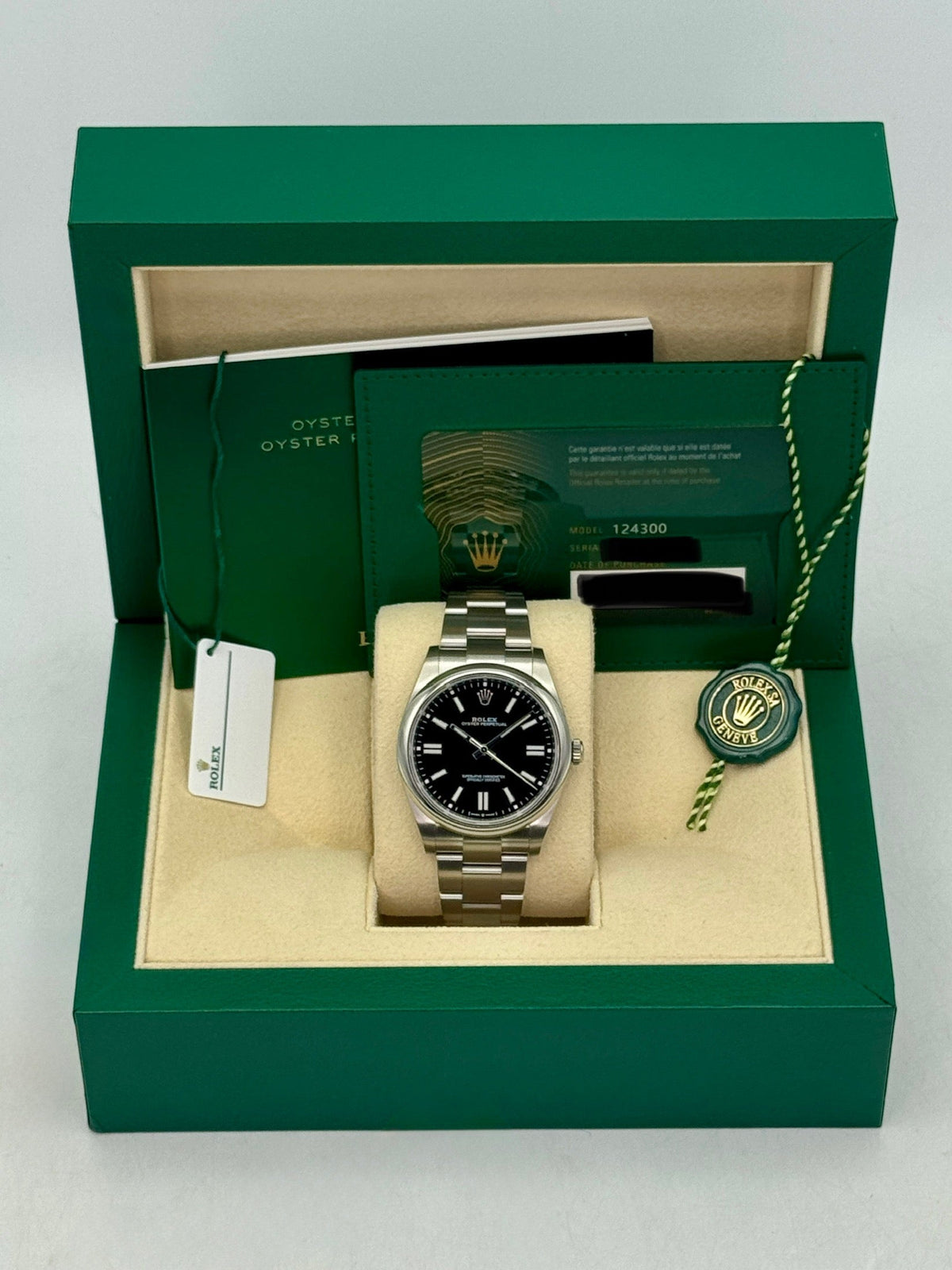 2023 Rolex Oyster Perpetual 41mm 124300 Black Dial