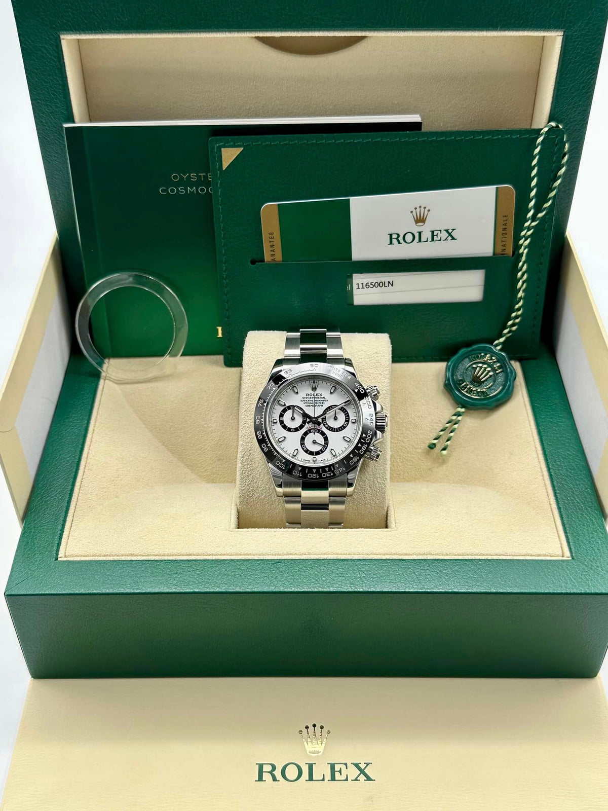 2016 Rolex Daytona 40mm 116500LN Stainless Steel Panda Dial
