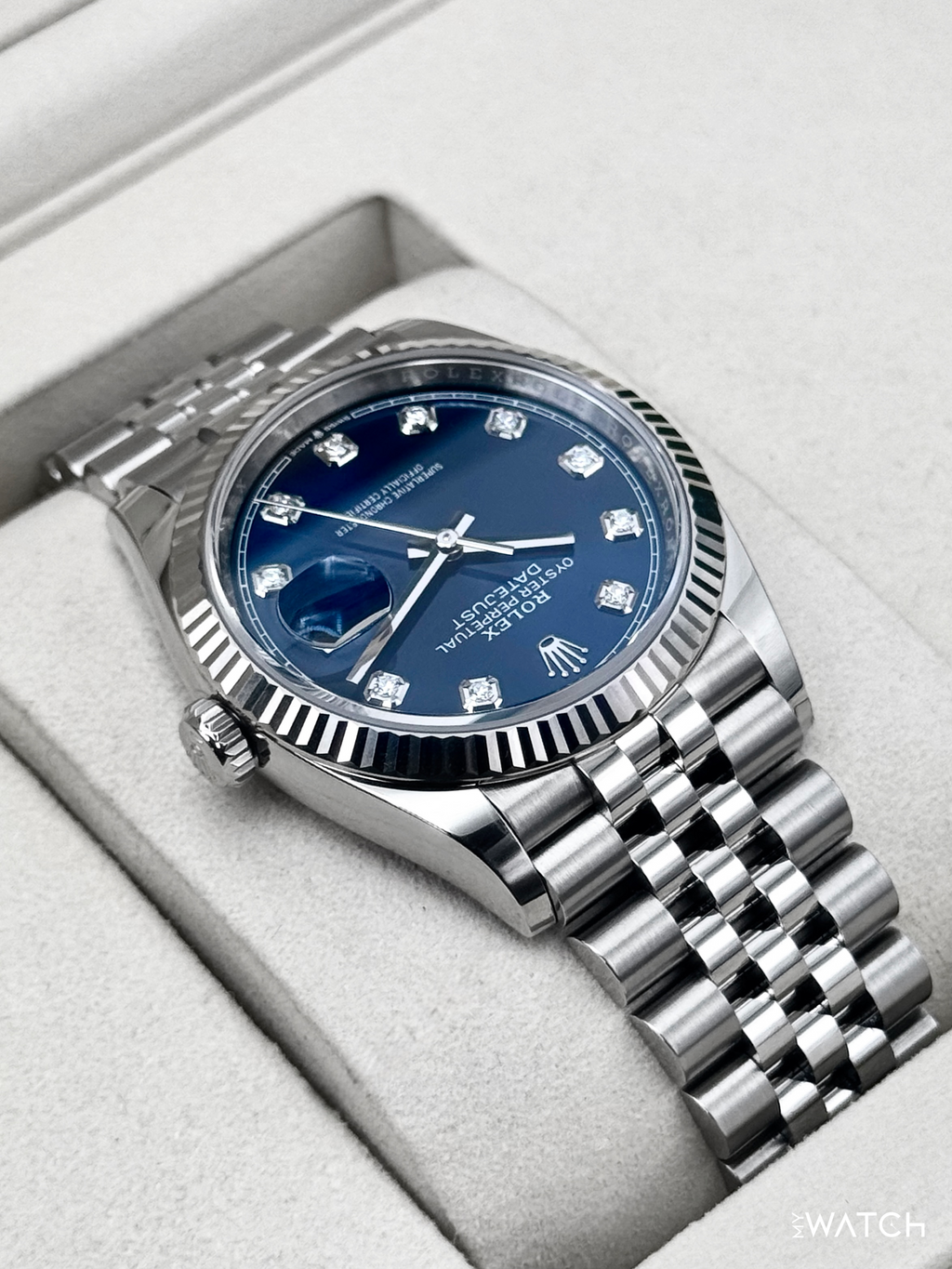 NEW 2026 Rolex Datejust 36mm 126234 Stainless Steel Jubilee Blue Diamond Dial