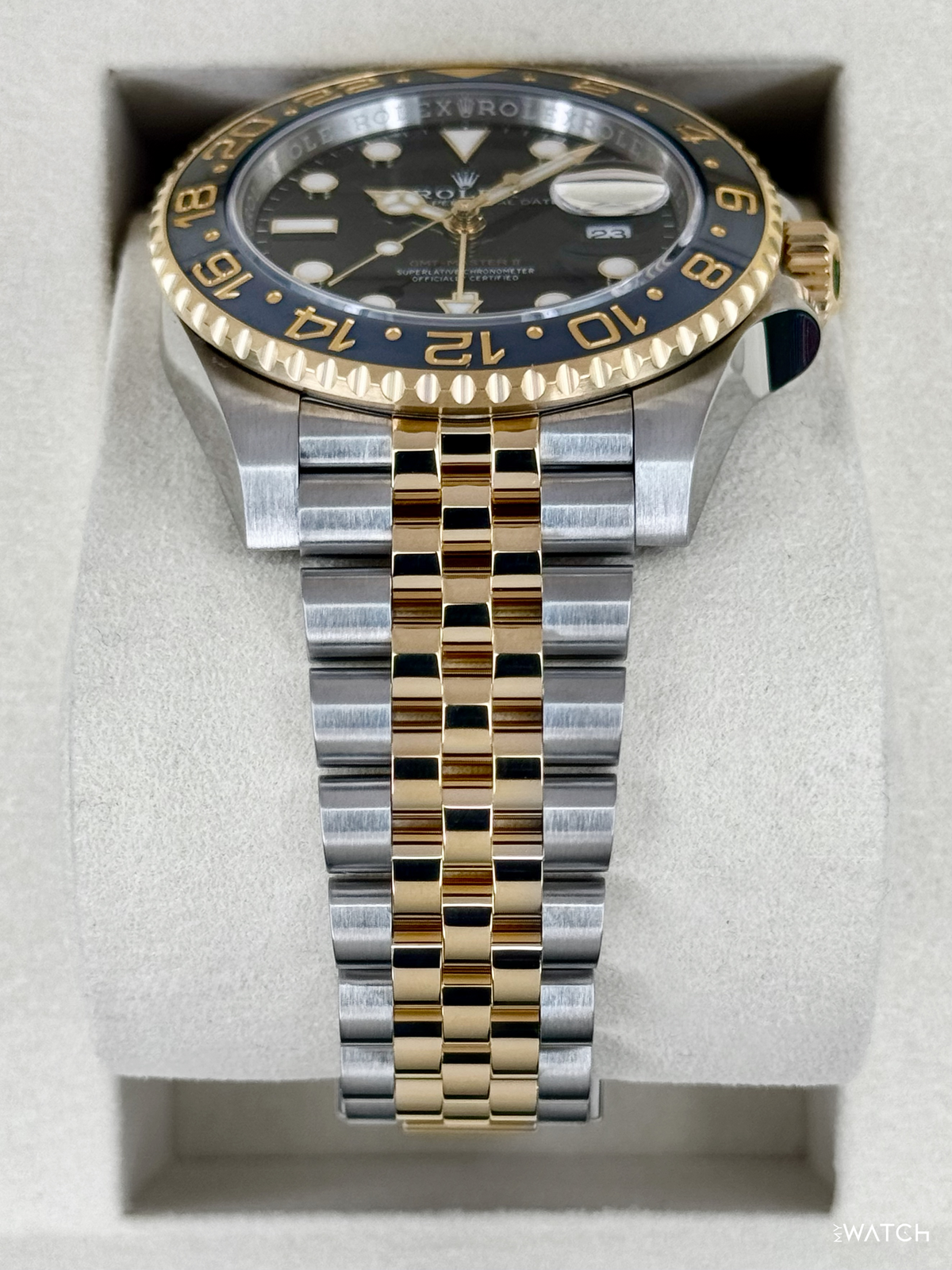 2025 Rolex GMT-Master II 40mm 126713GRNR Two-Tone Jubilee