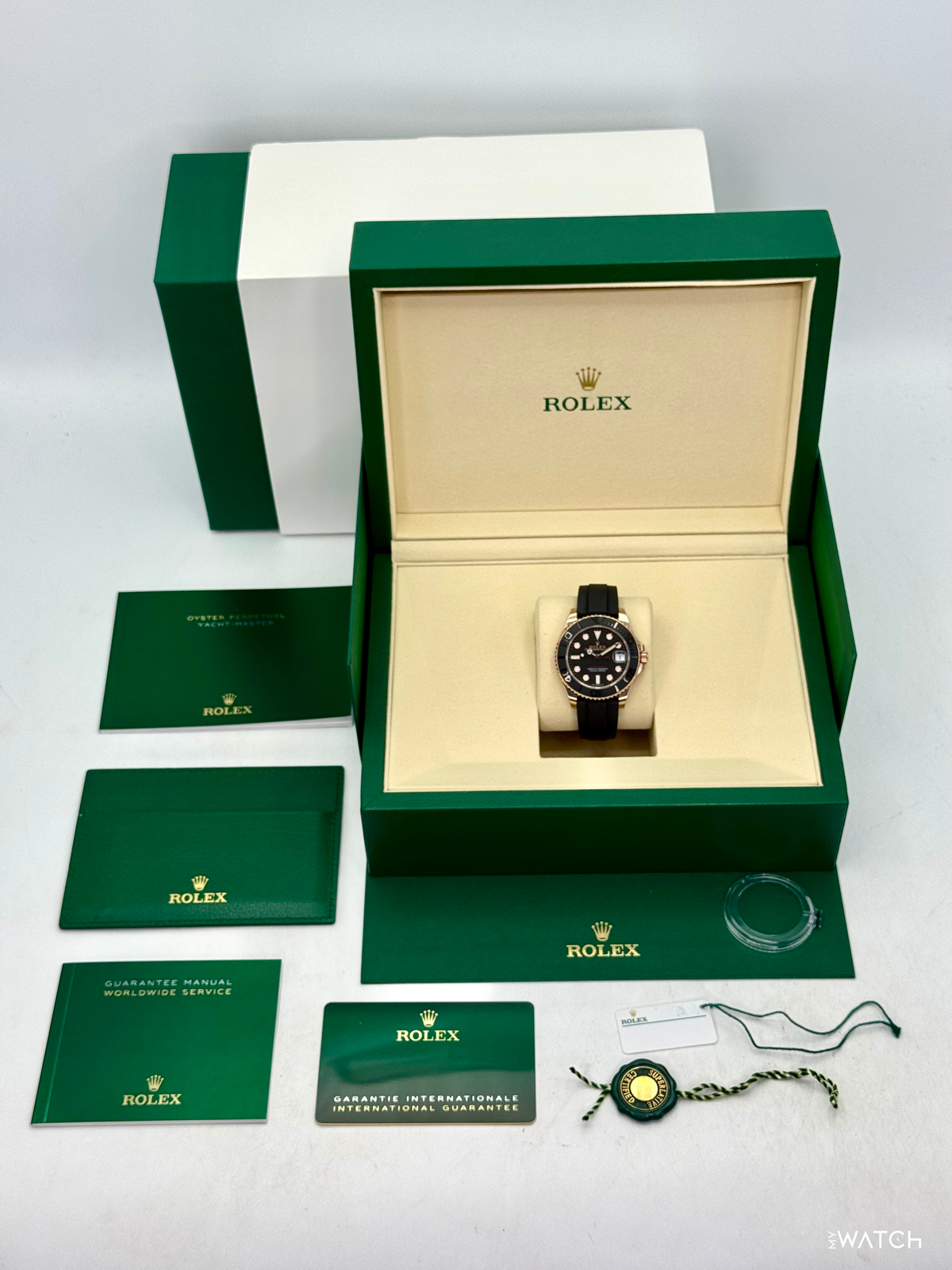 NEW 2026 Rolex Yacht-Master 37mm 268655 Rose Gold Black Dial (STICKERED)