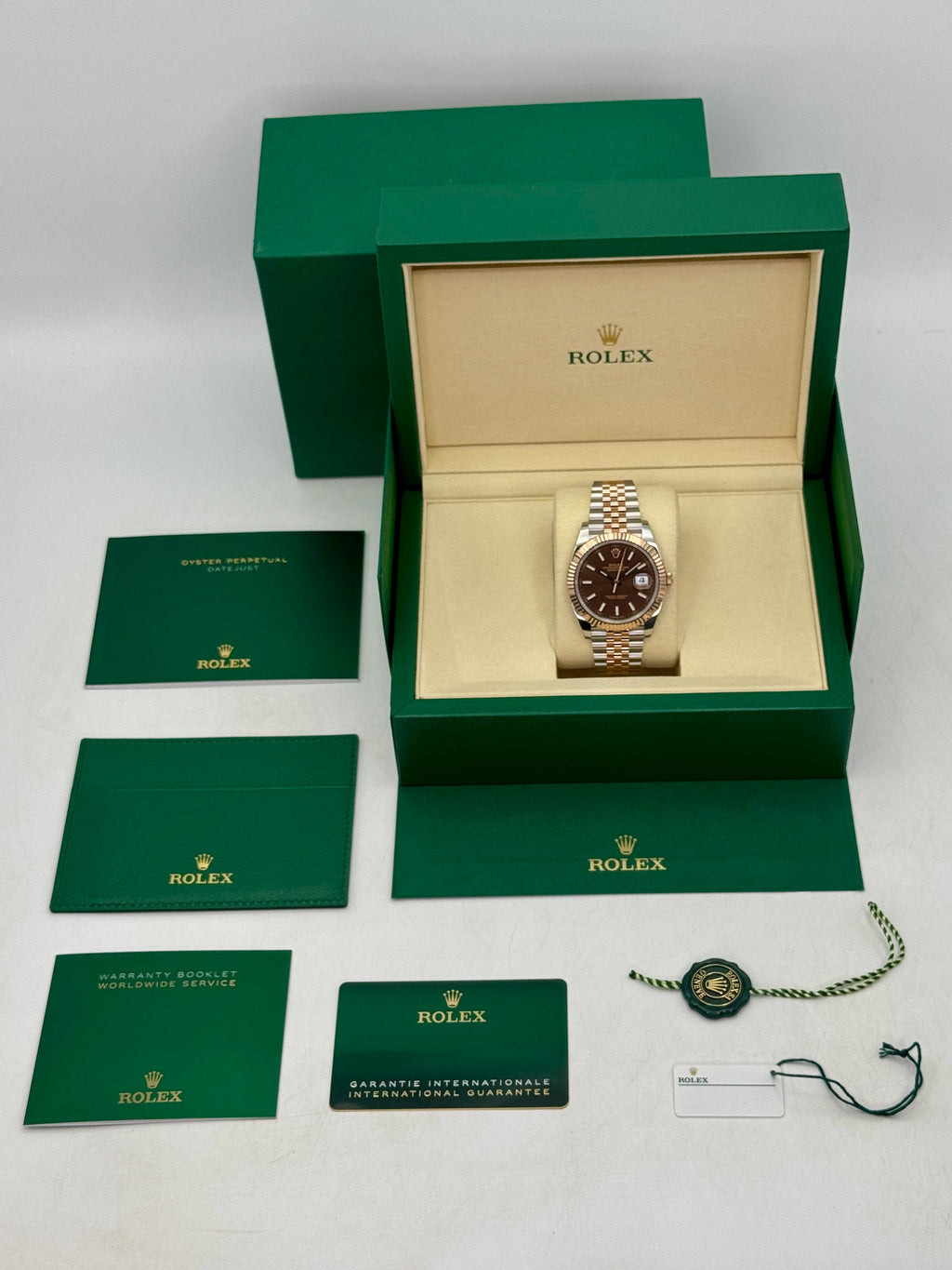 2025 Rolex Datejust 41mm 126331 Two-Tone Jubilee Chocolate Dial