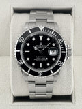 2023 CPO Rolex Submariner 40mm 16610 Stainless Steel Black Dial (CPO)