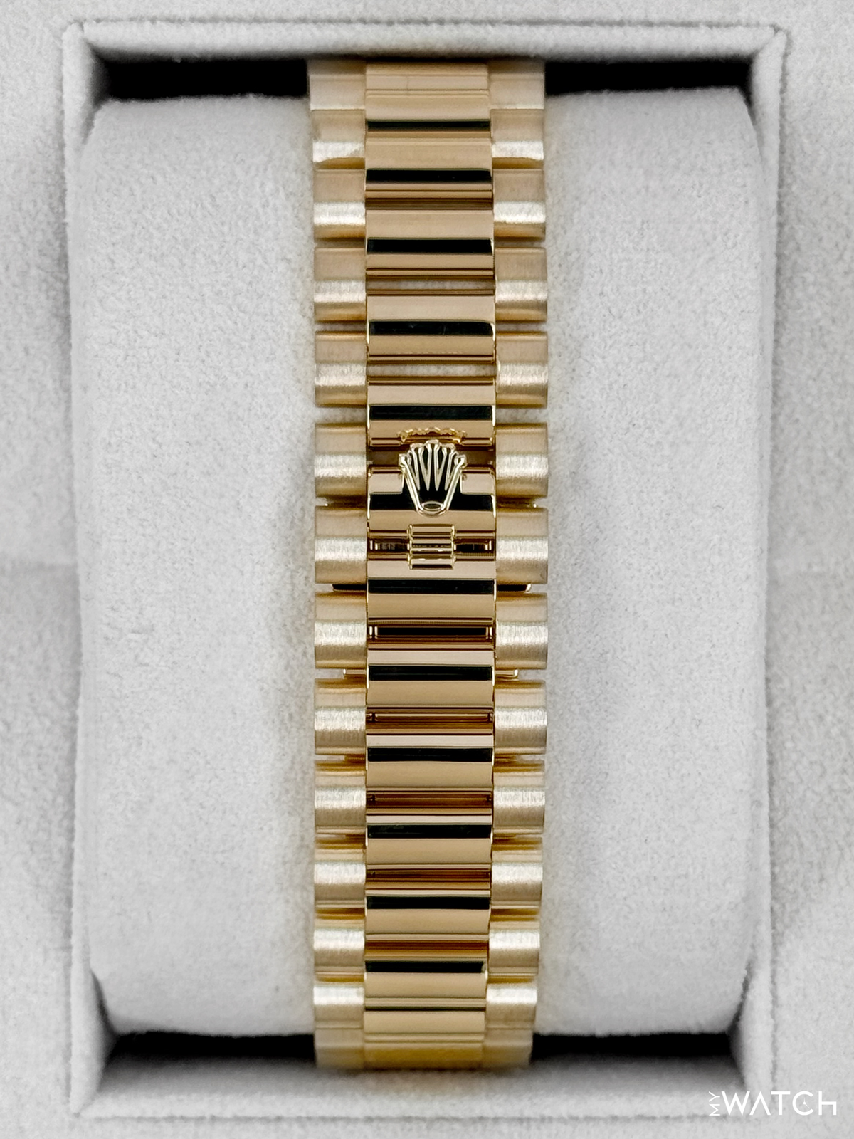 2024 Rolex Day-Date 36mm 128348RBR Presidential Yellow Gold White Dial