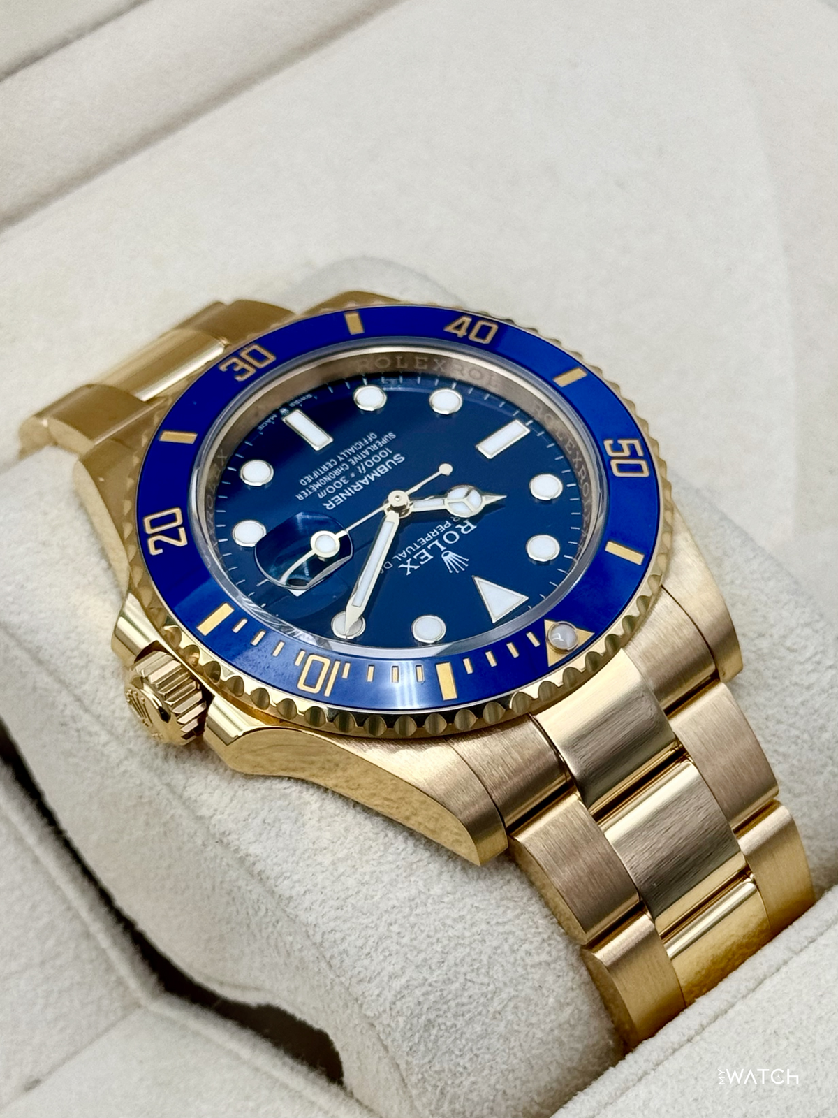 2024 Rolex Submariner "Bluesy" 41mm 126618LB Yellow Gold Blue Dial