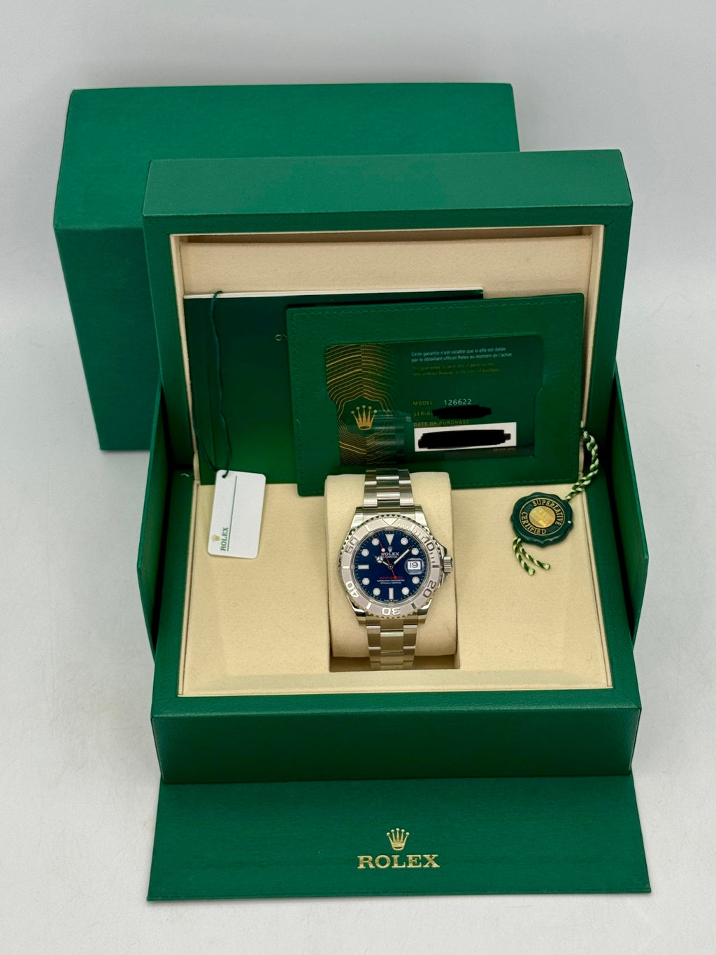 2025 Rolex Yacht-Master 40mm 126622 Stainless Steel Blue Dial
