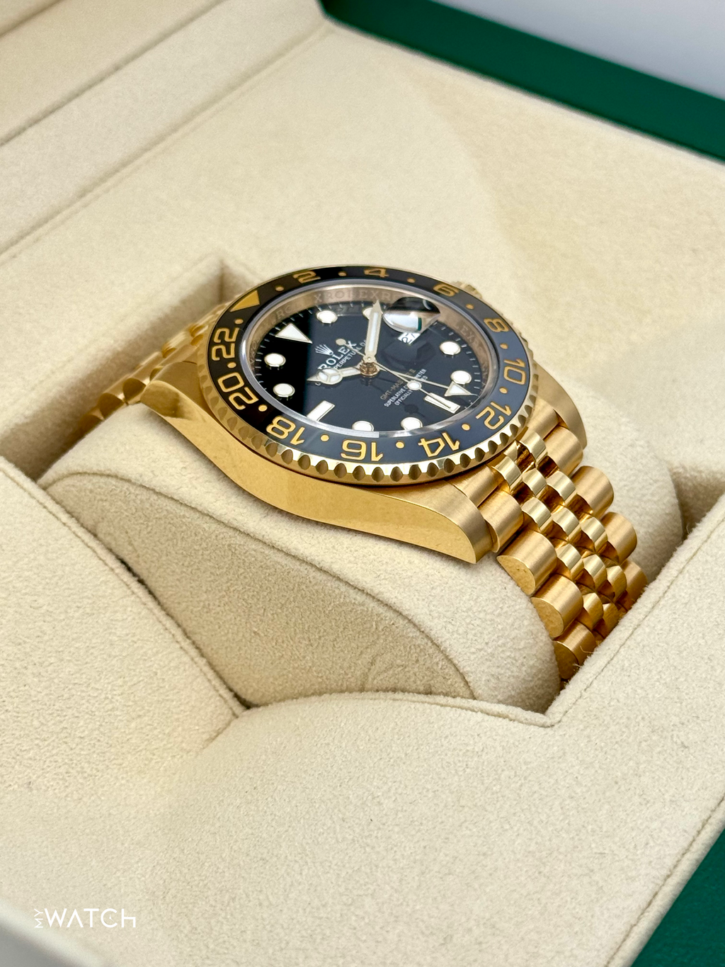 2024 Rolex GMT-Master II 40mm 126718GRNR Jubilee Black Dial