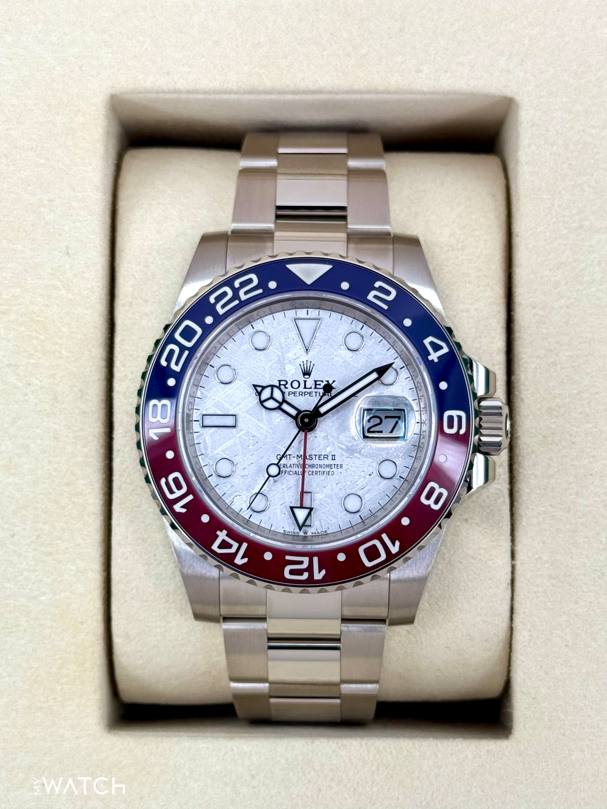 NEW 2025 Rolex GMT-Master II "Pepsi" 40mm 126719BLRO Meteorite Dial