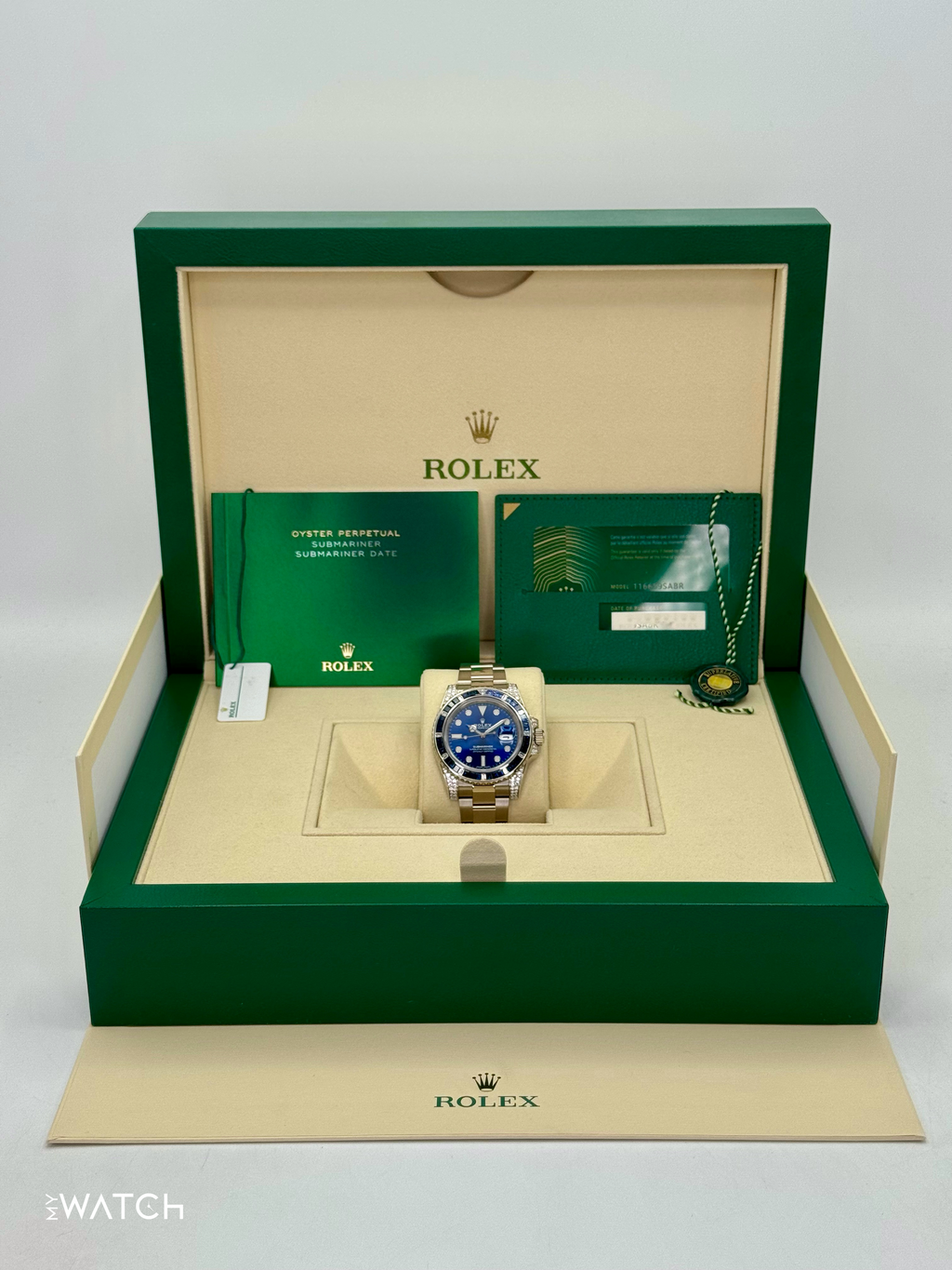 2020 Rolex Submariner 40mm 116659SABR White Gold Blue Dial