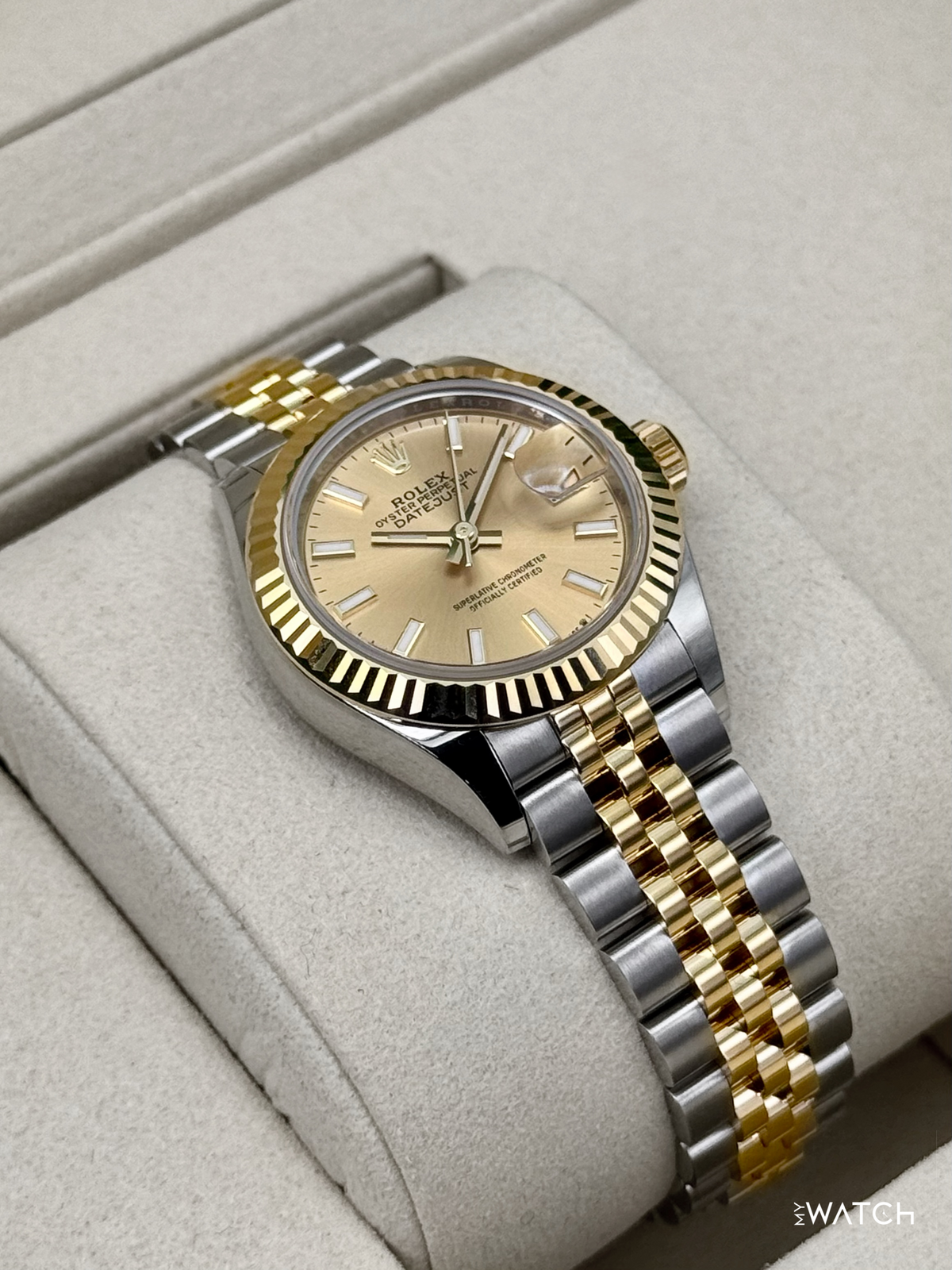 NEW 2026 Rolex Lady Datejust 28mm 279173 Jubilee Champagne Dial