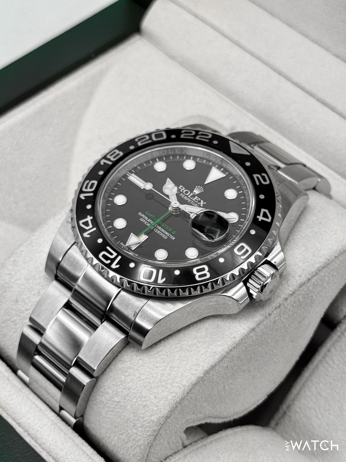2016 Rolex GMT-Master II 40mm 116710LN Stainless Steel Black Dial