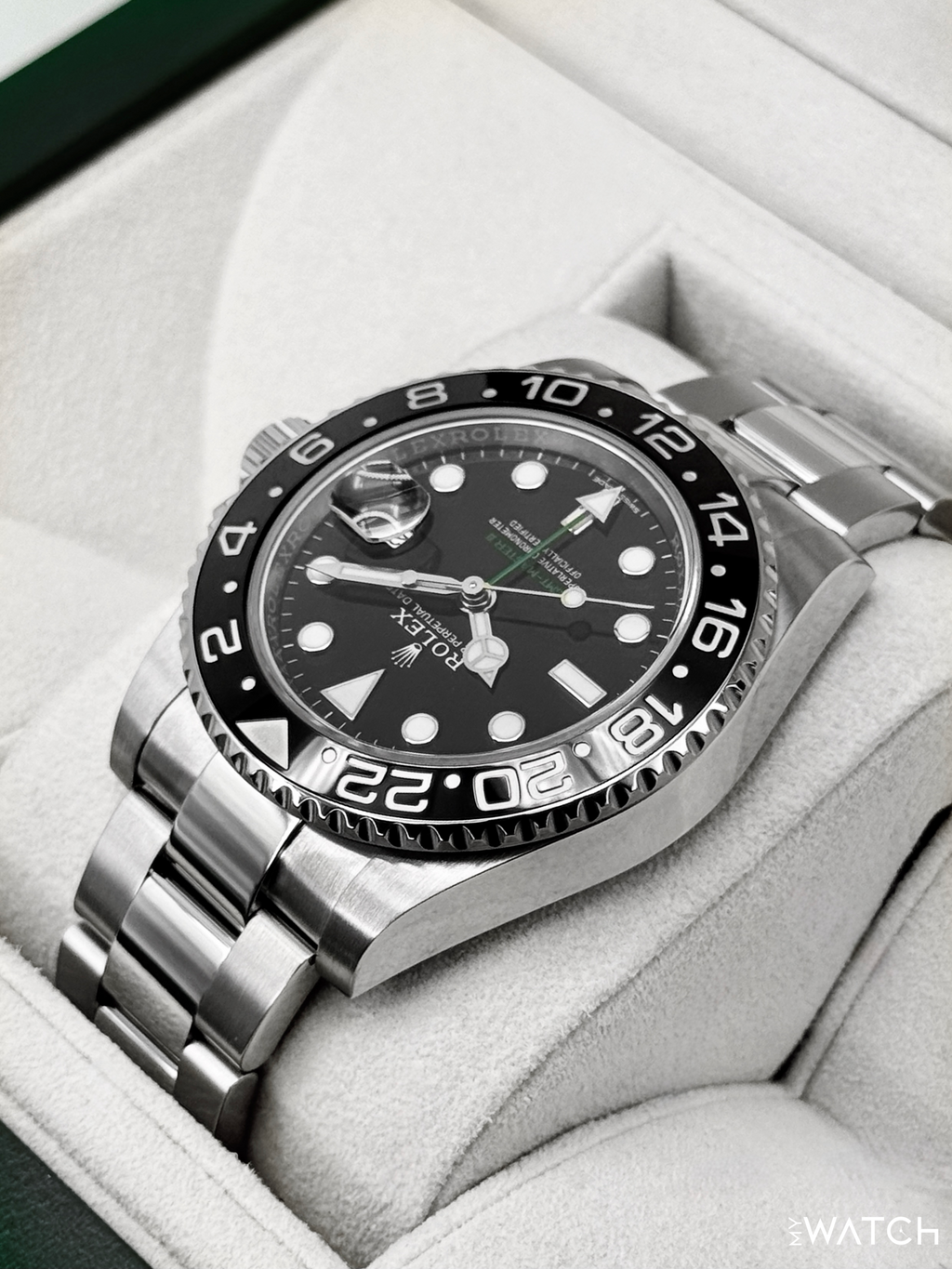 2018 Rolex GMT-Master II 40mm 116710LN Stainless Steel Black Dial