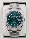 NEW 2026 Rolex Datejust 41mm 126334 Stainless Steel Oyster Green Dial - STICKERED