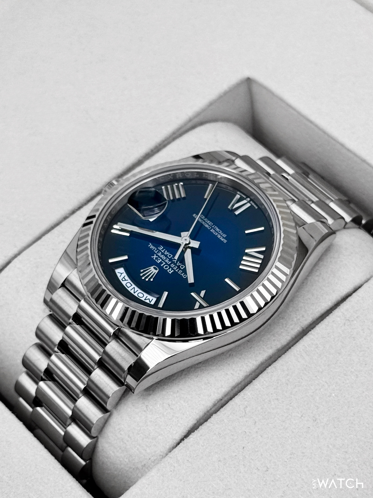 NEW 2026 Rolex Day-Date 40mm 228239 Presidential Blue Ombre Dial