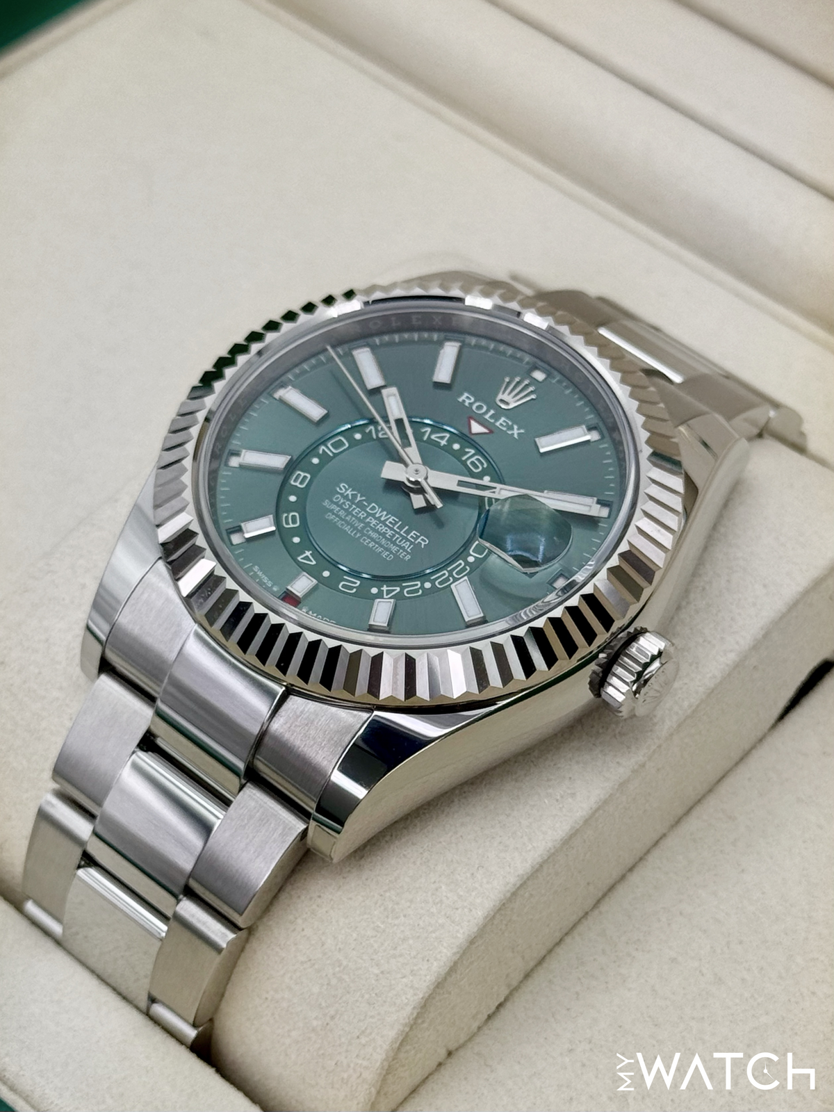 NEW 2026 Rolex Sky-Dweller 42mm 336934 Oyster Green Dial