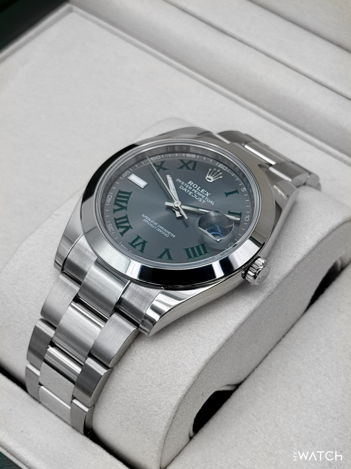 NEW 2026 Rolex Datejust 41mm 126300 Wimbledon Dial Oyster
